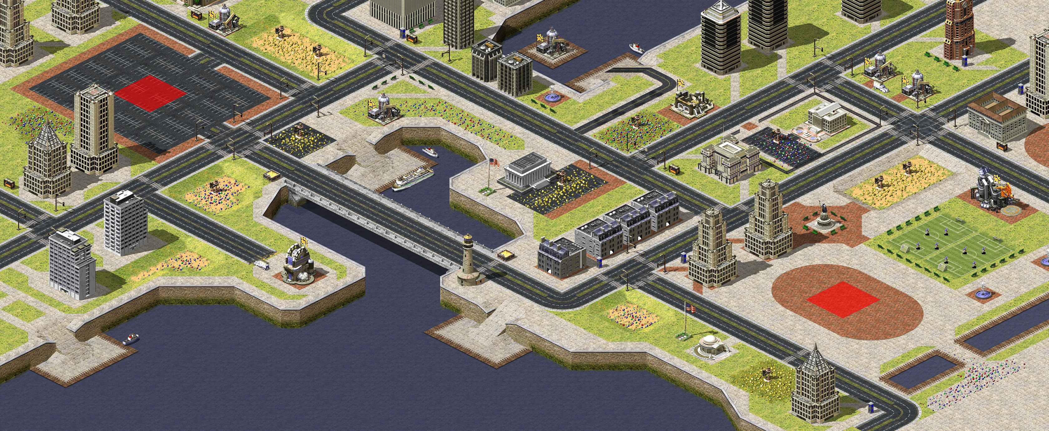 Rendered map: Urban Rush II
