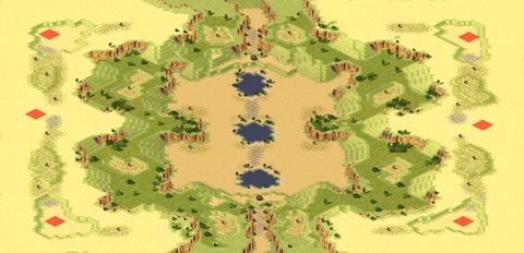 Rendered preview of [6]desert island (3V3)