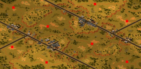 Rendered preview of Warp Gap Position