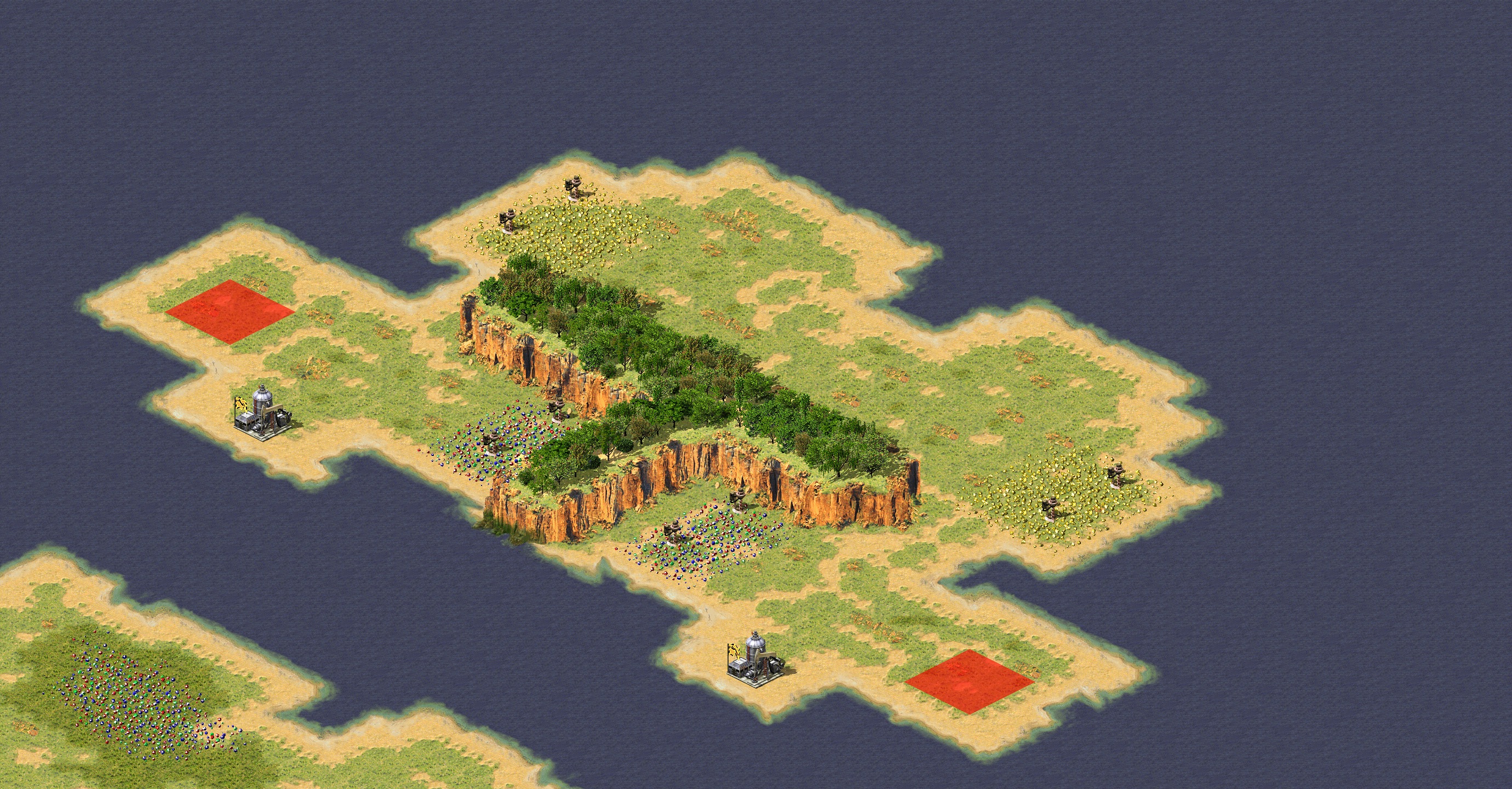 Rendered map: Island Clash 1v1 (2)