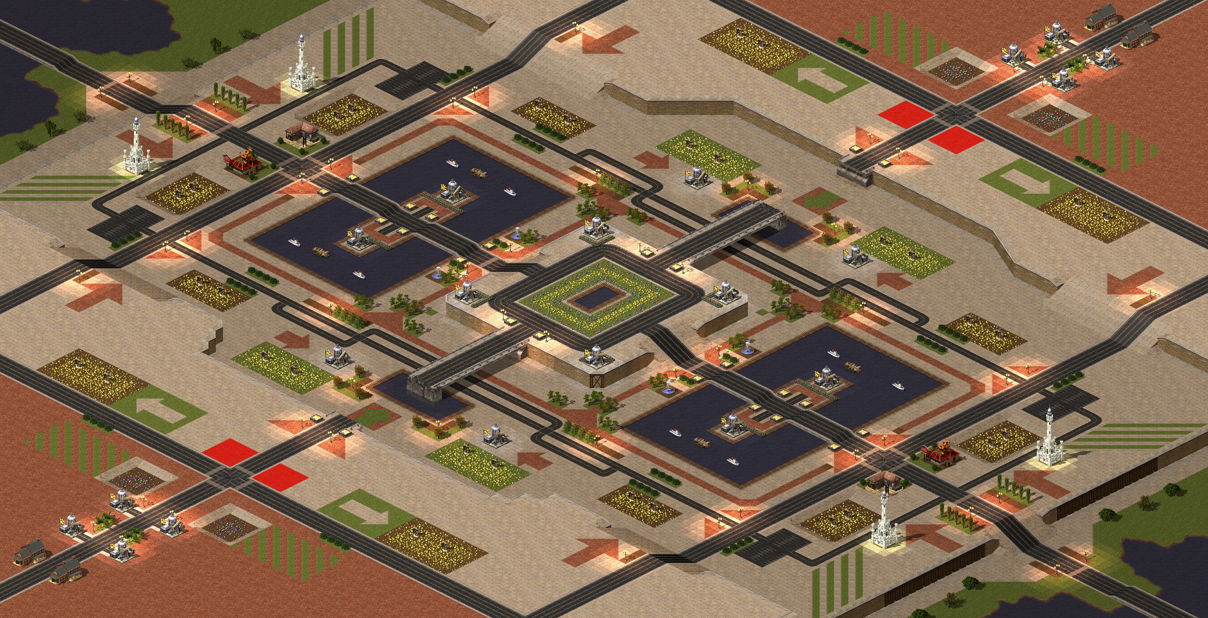 Rendered map: Twilight City