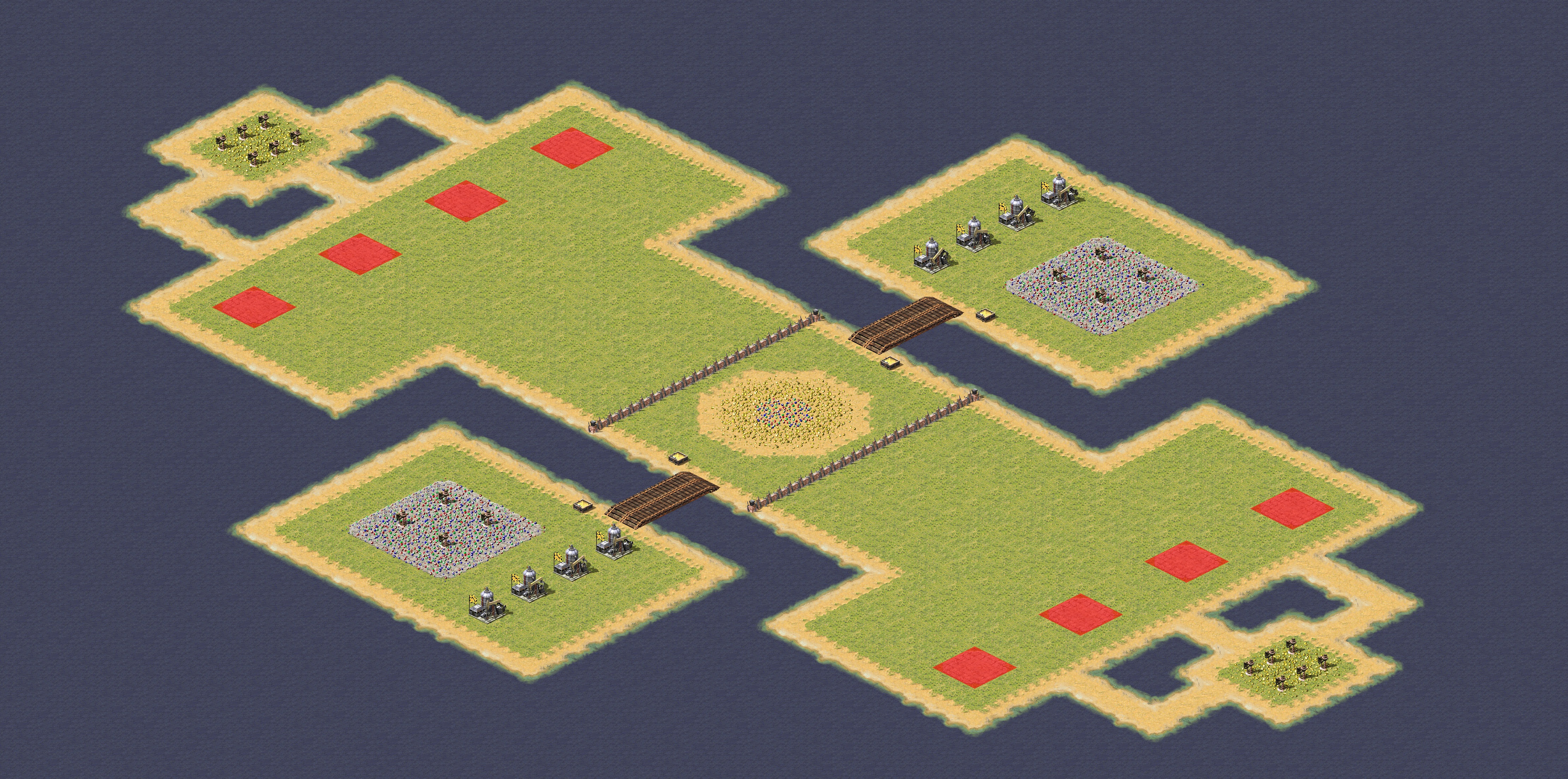 Rendered map: Ore Rush (4v4)