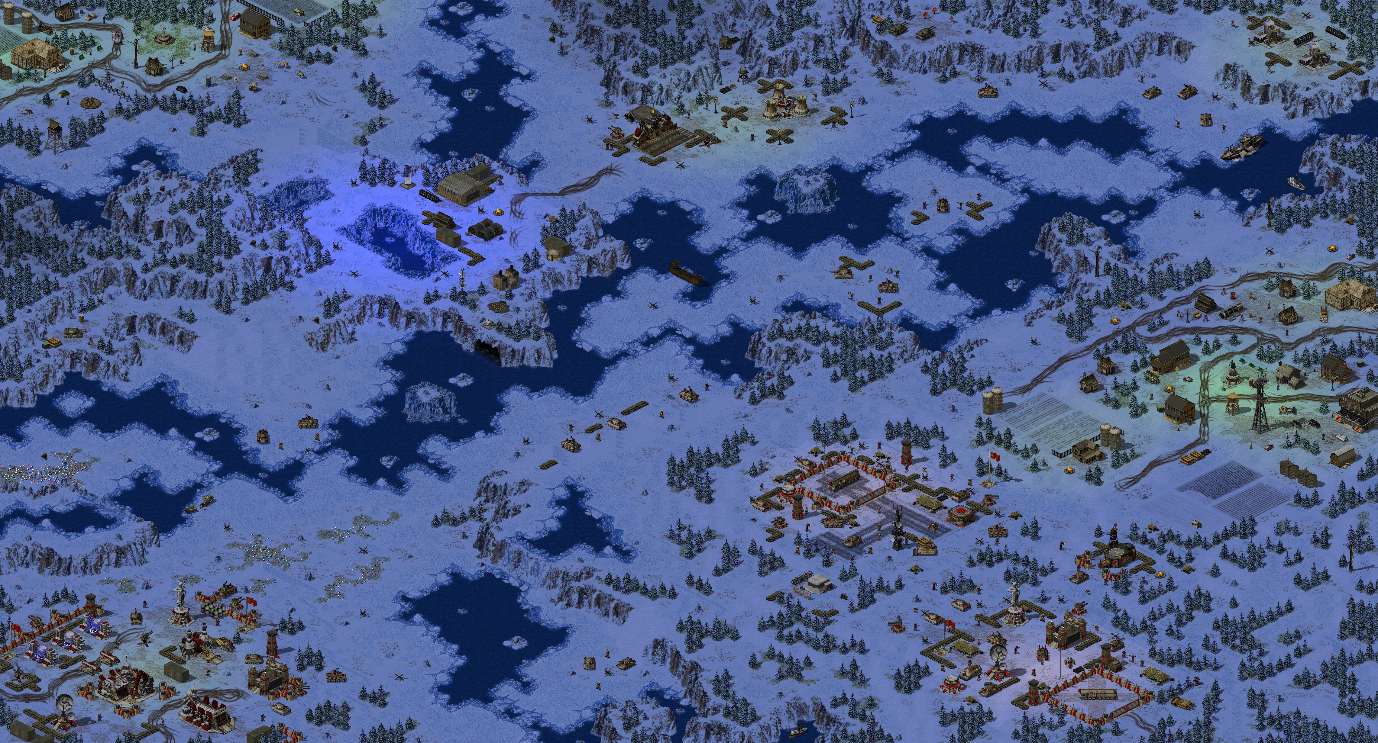 Rendered map: Soviet Mission 9: Road to Nowhere