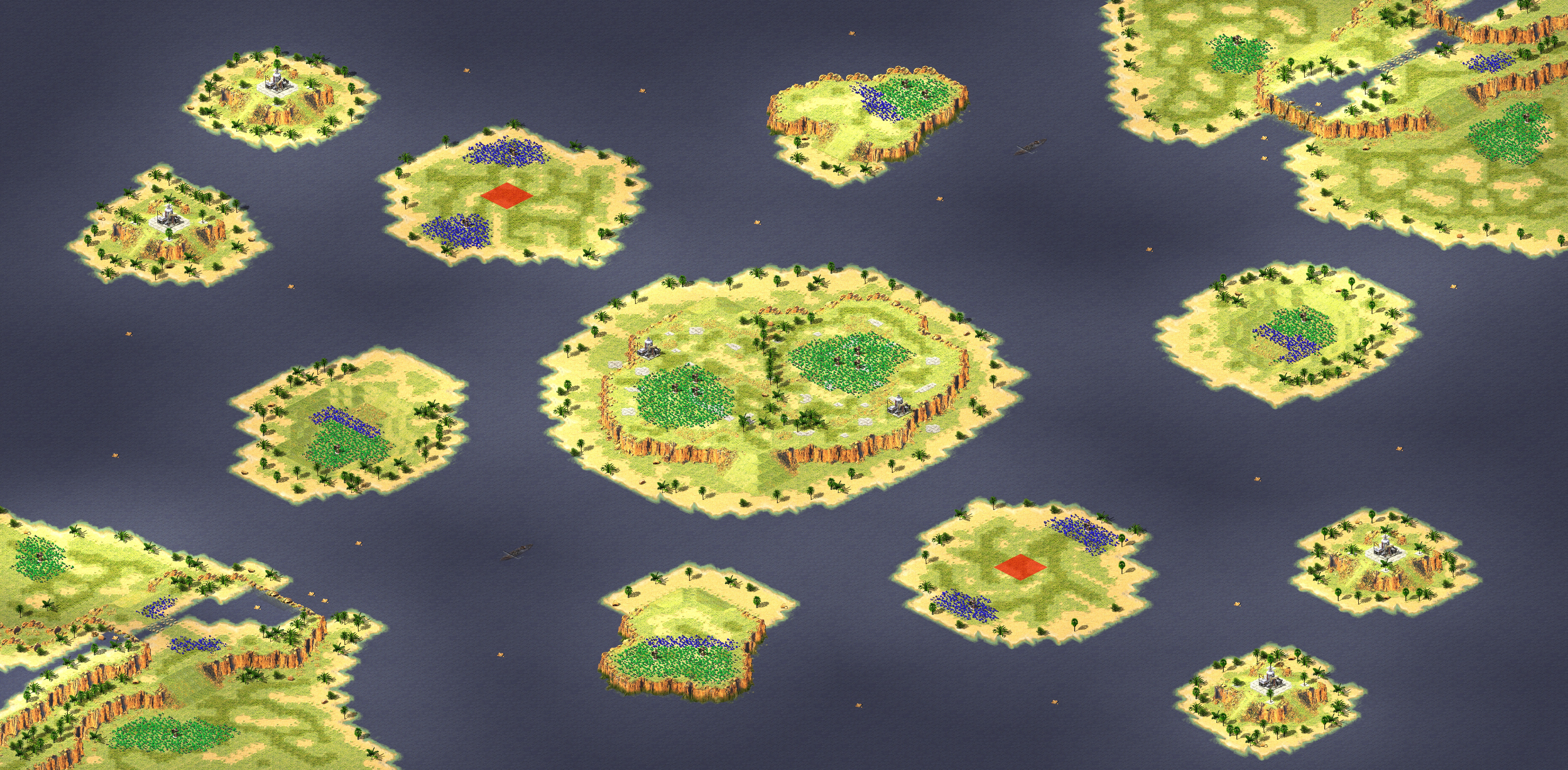 Rendered map: (2) Plateaus of Conquest