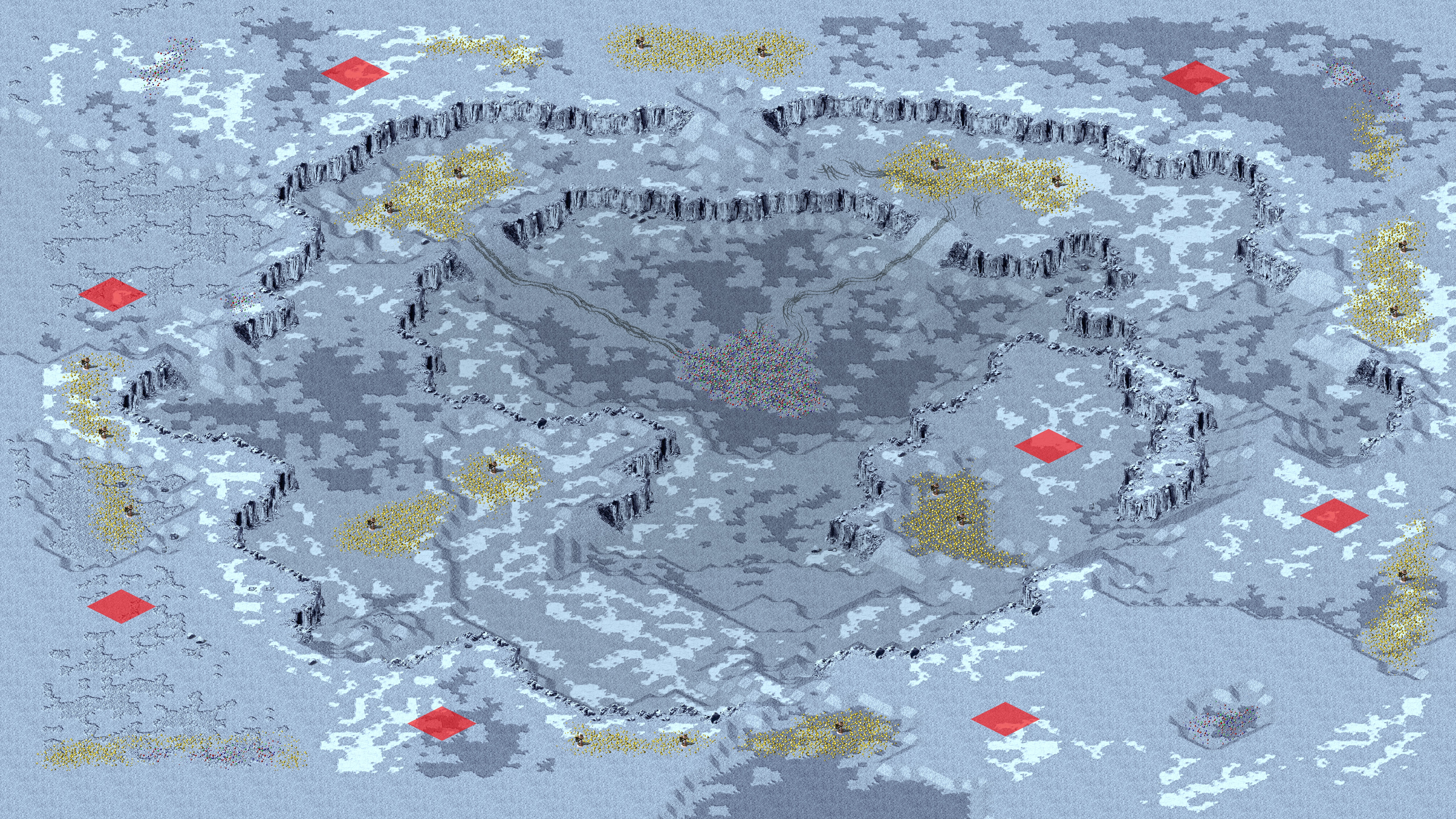 Rendered map: Mercury Freezes Over