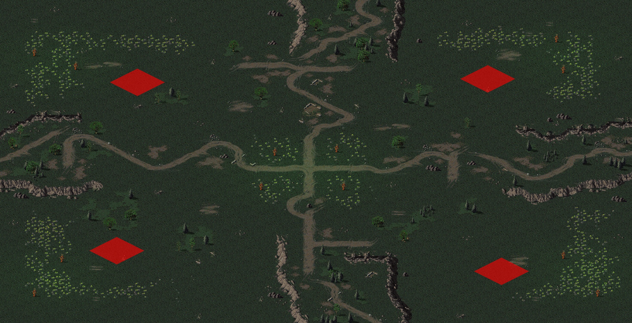 Rendered map: Road to Middle