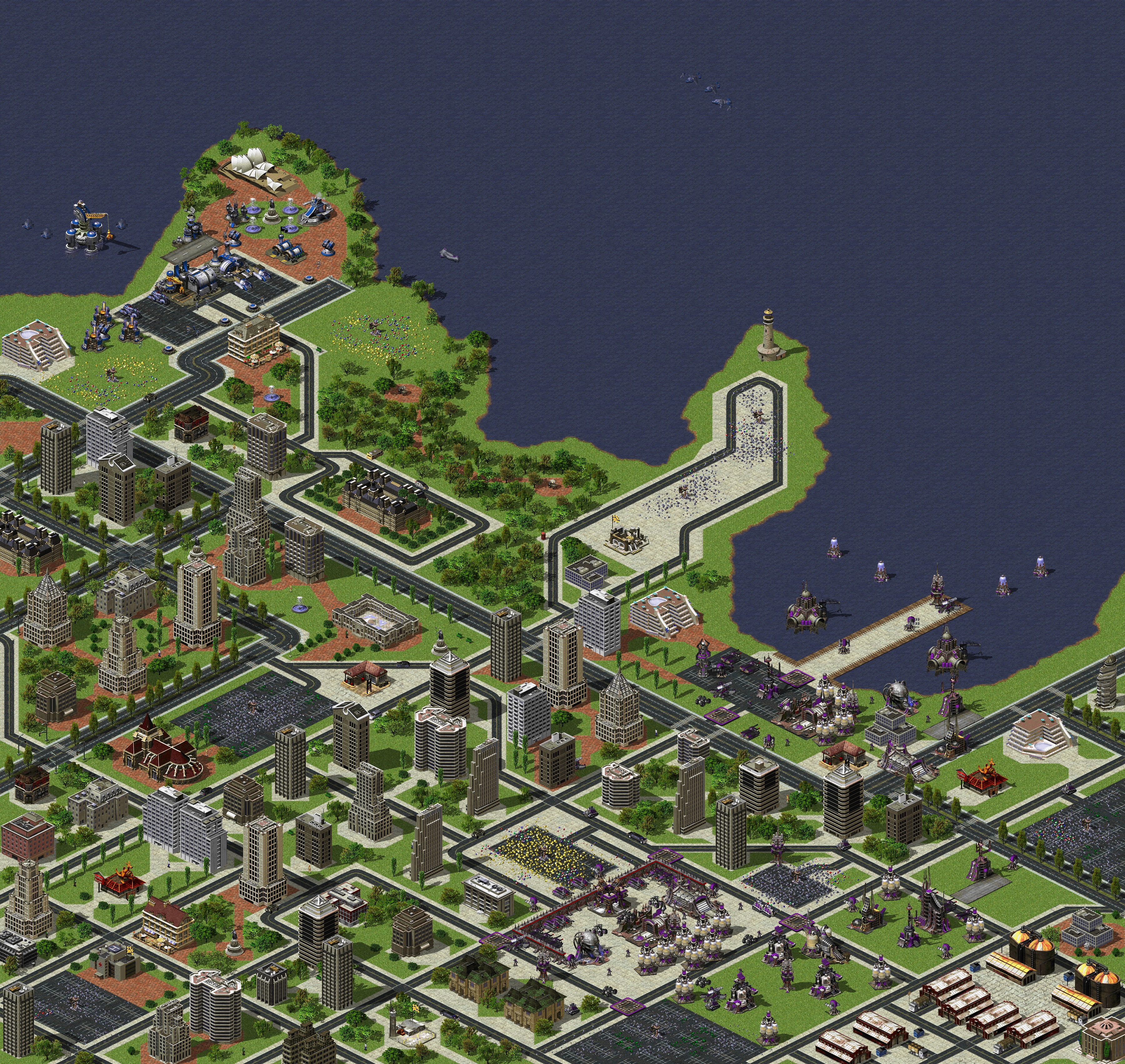 Rendered map: Allied Mission 5: Clones Down Under
