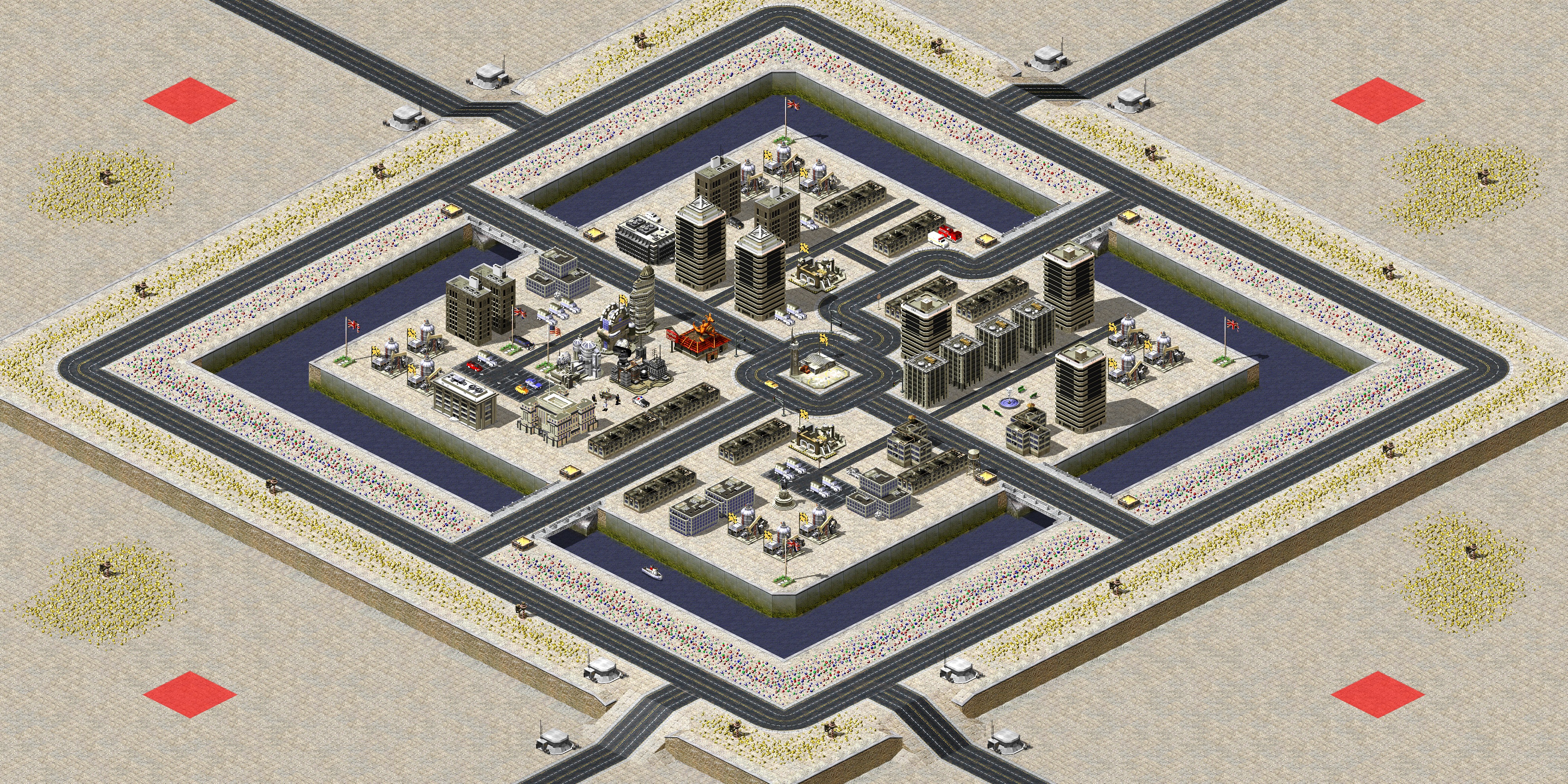 Rendered map: Rush to the middle (by Thrawn 28)