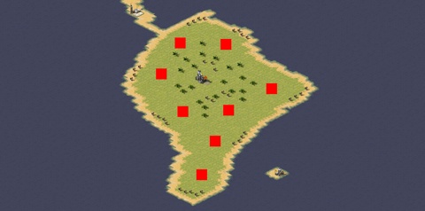 Rendered preview of South America Patch