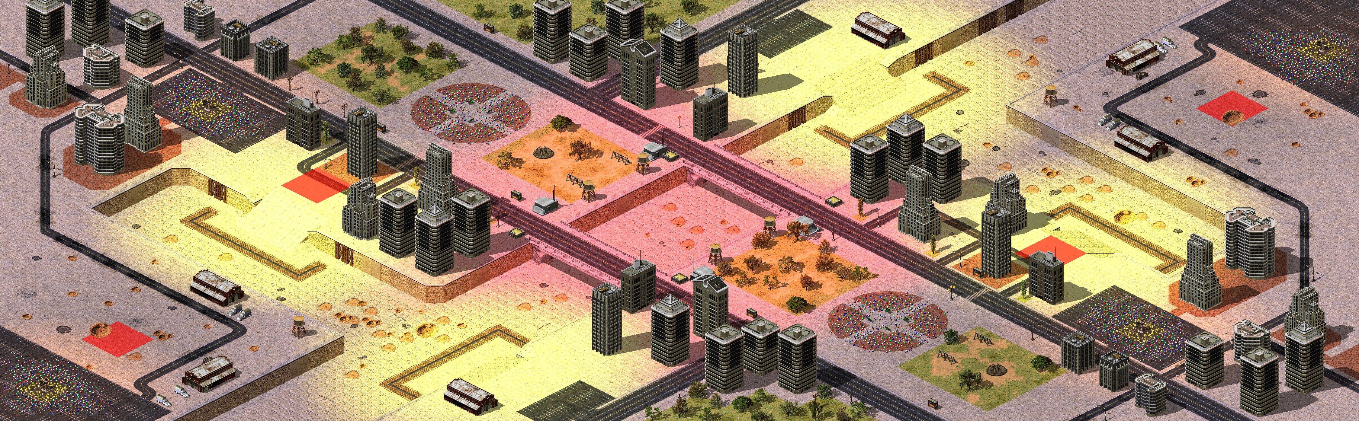 Rendered map: Spring Source 2v2
