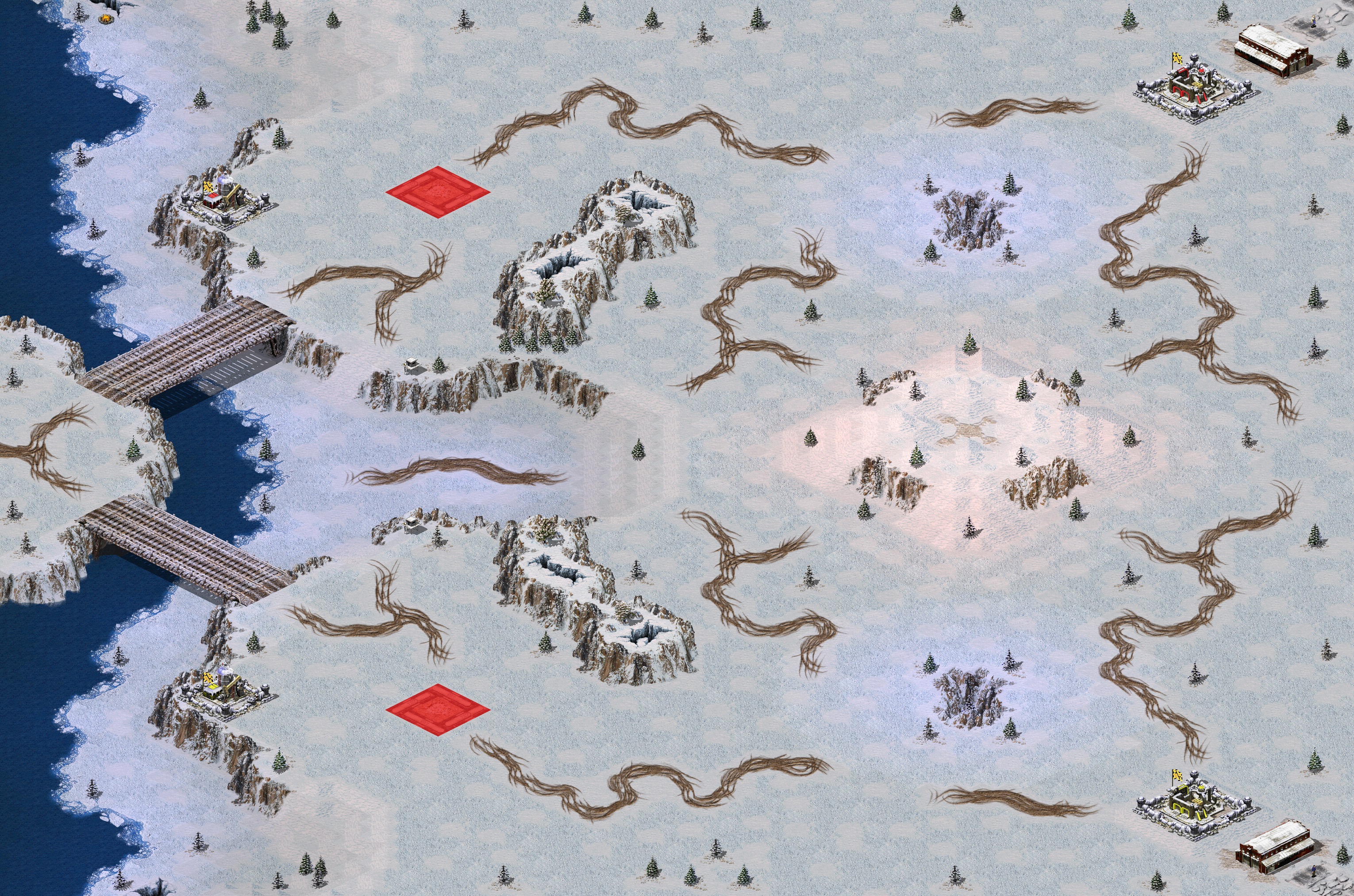 Rendered map: The Burg