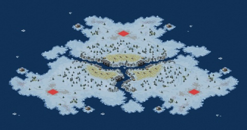 Rendered preview of Frigid Triangle