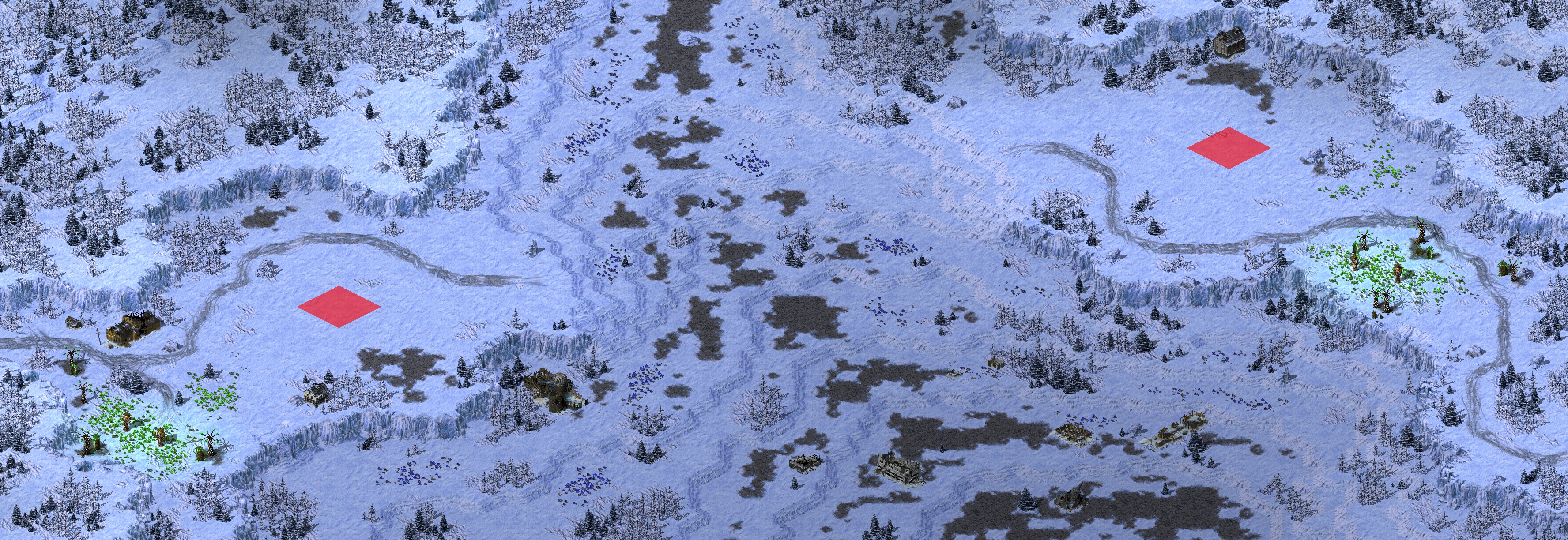 Rendered map: avalanche