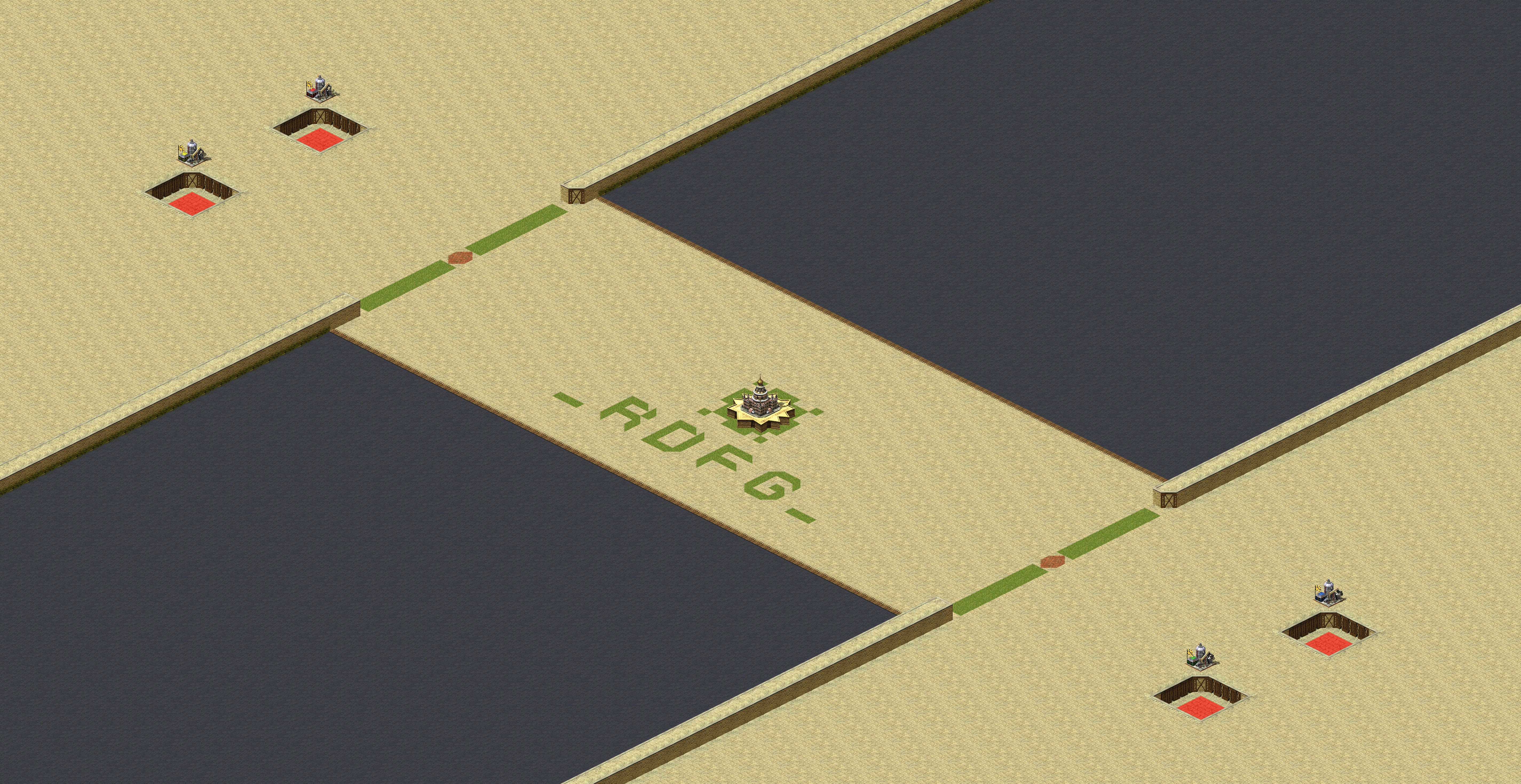 Rendered map: Money Sea Land Air 2v2