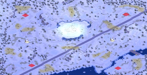 Rendered preview of 冰川上的公路