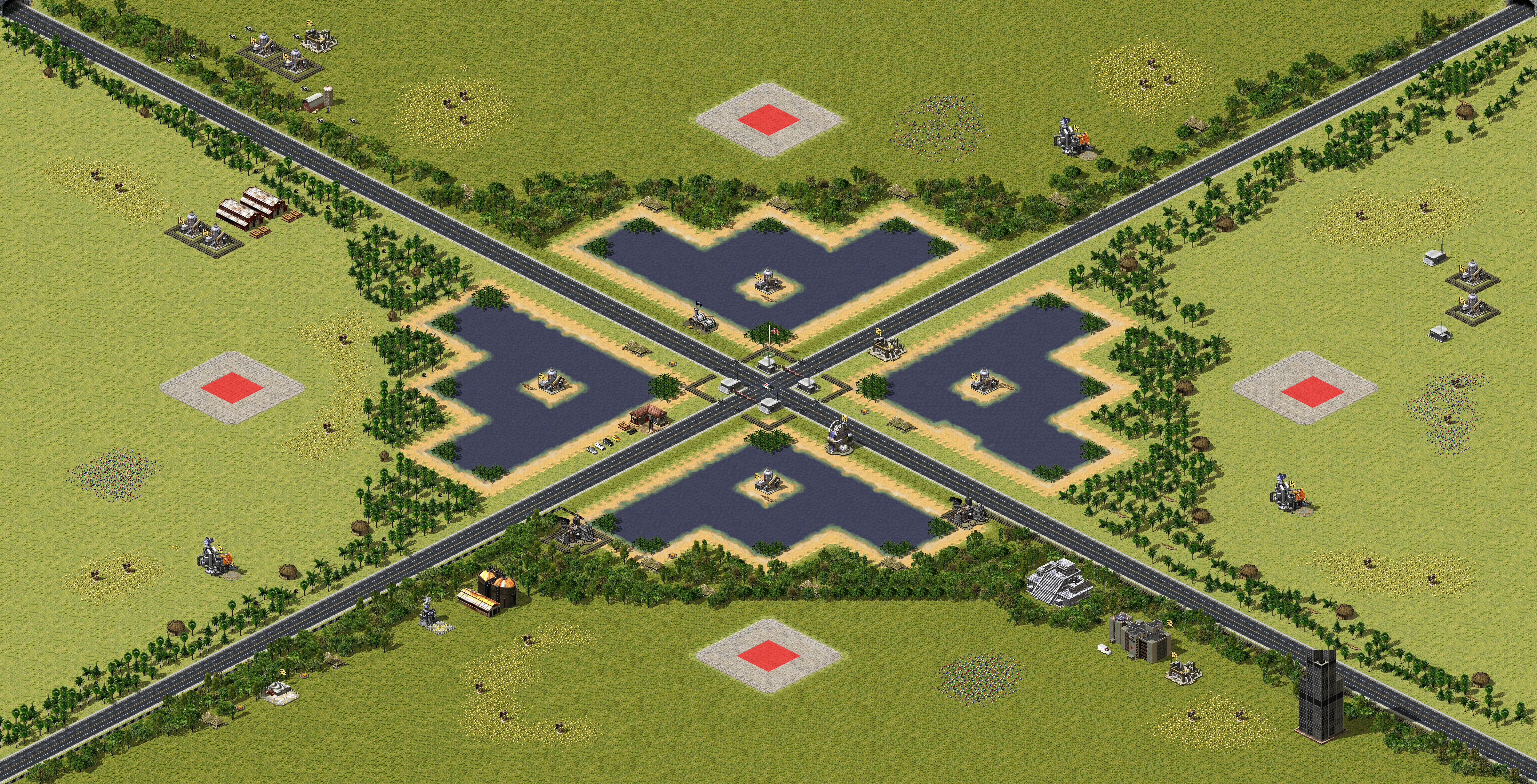 Rendered map: Crossroads Forest (4)