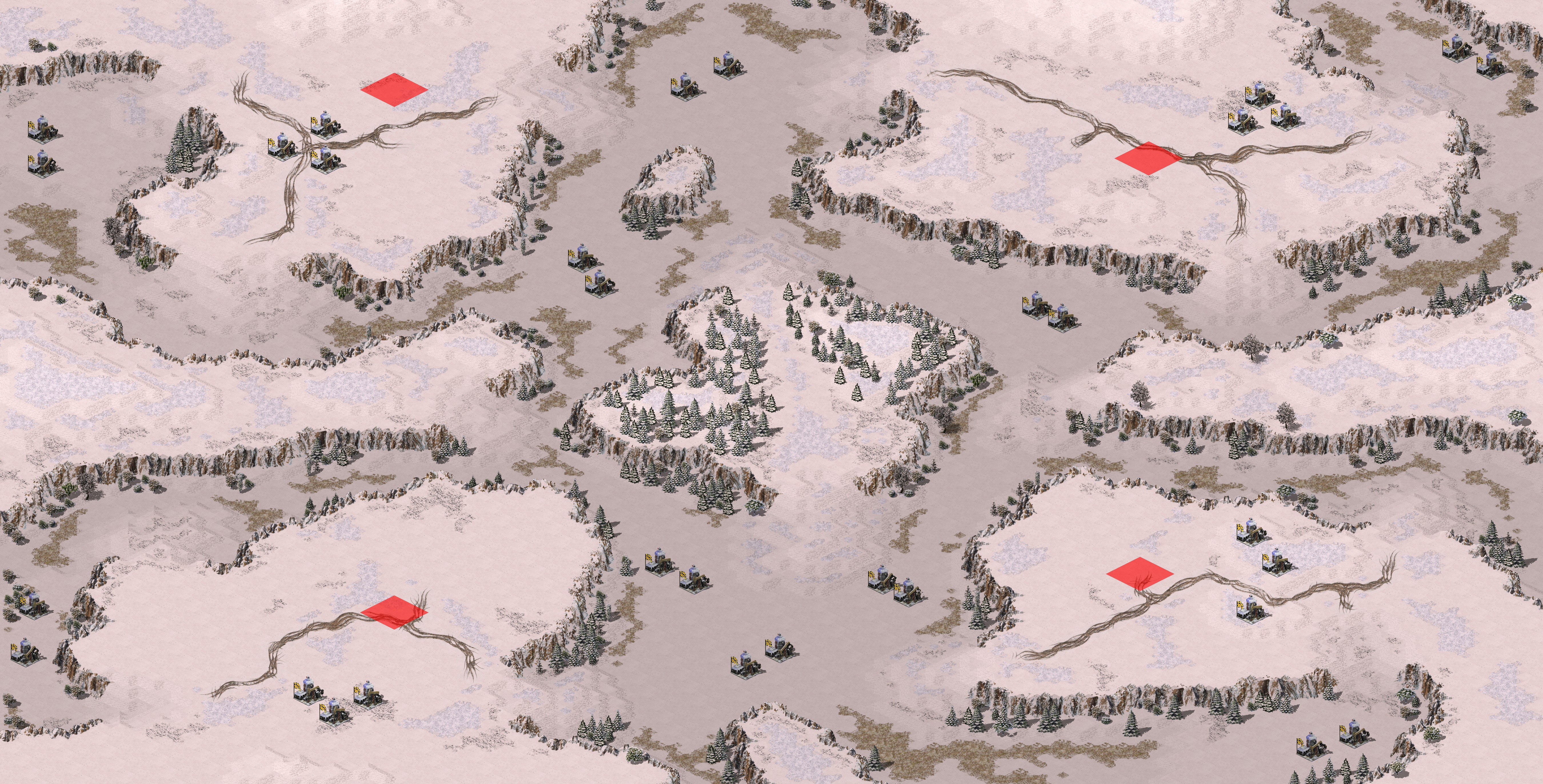 Rendered map: Snow Valley (Megawealth)