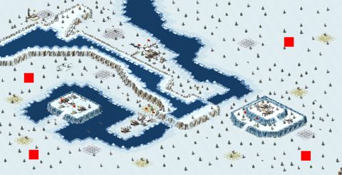 Rendered preview of russian tundra