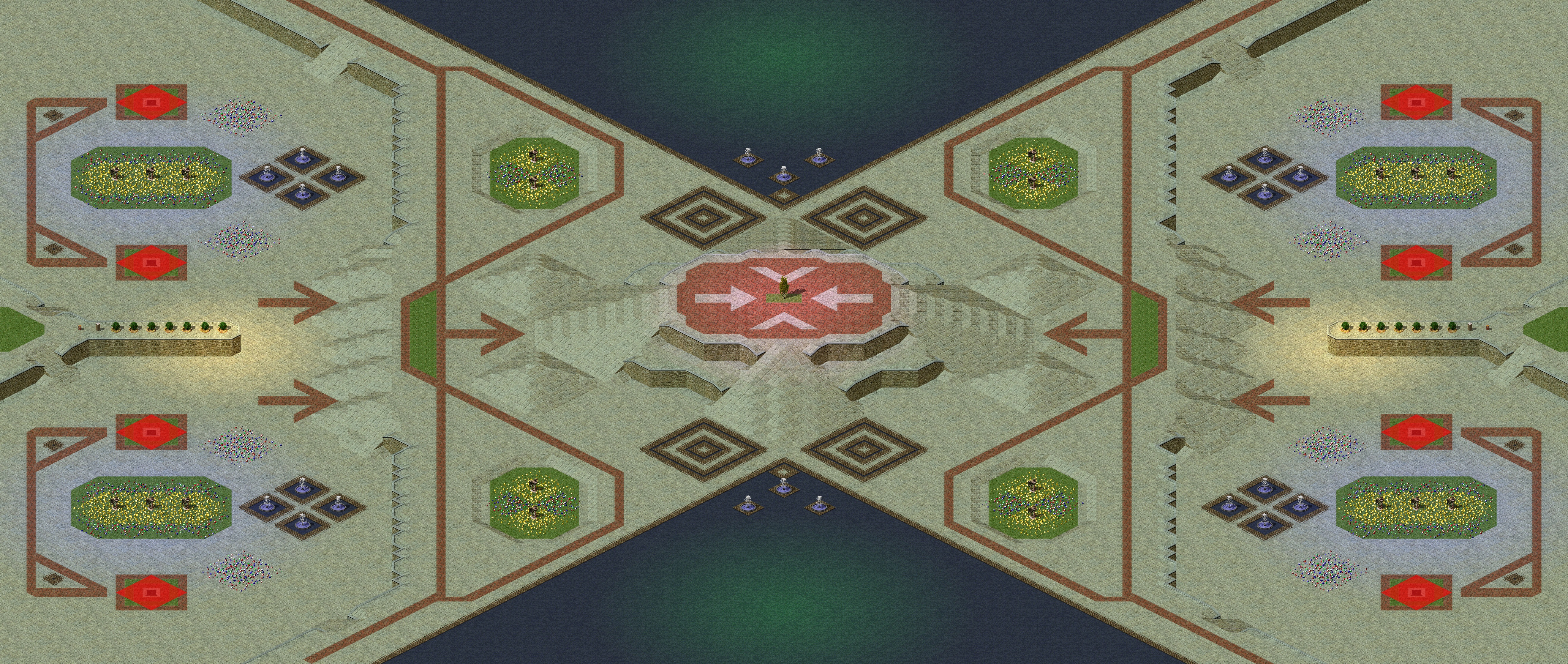 Rendered map: Red Alert Melee 25017 - Brutal Promotion