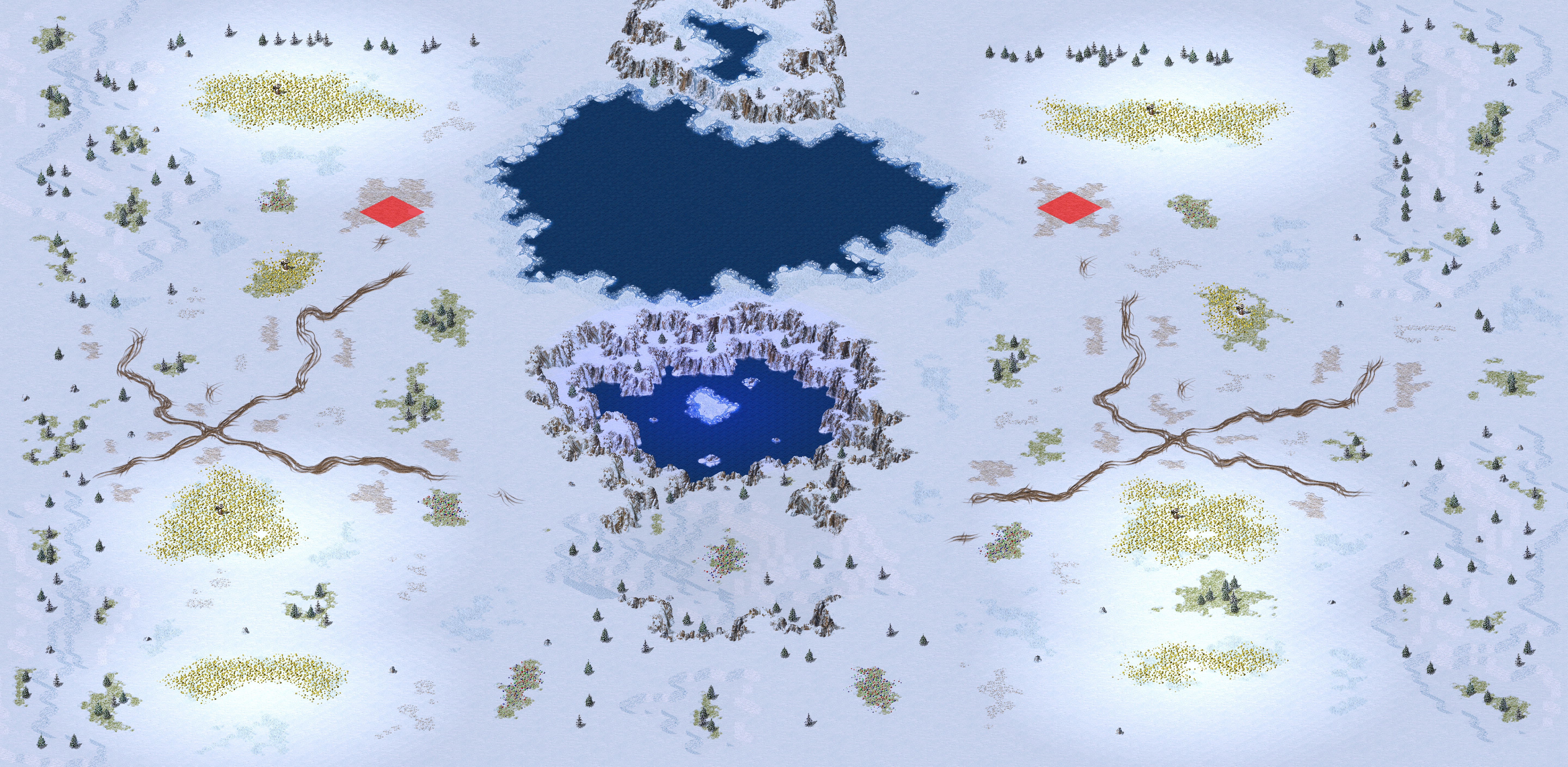 Rendered map: 冰原明珠