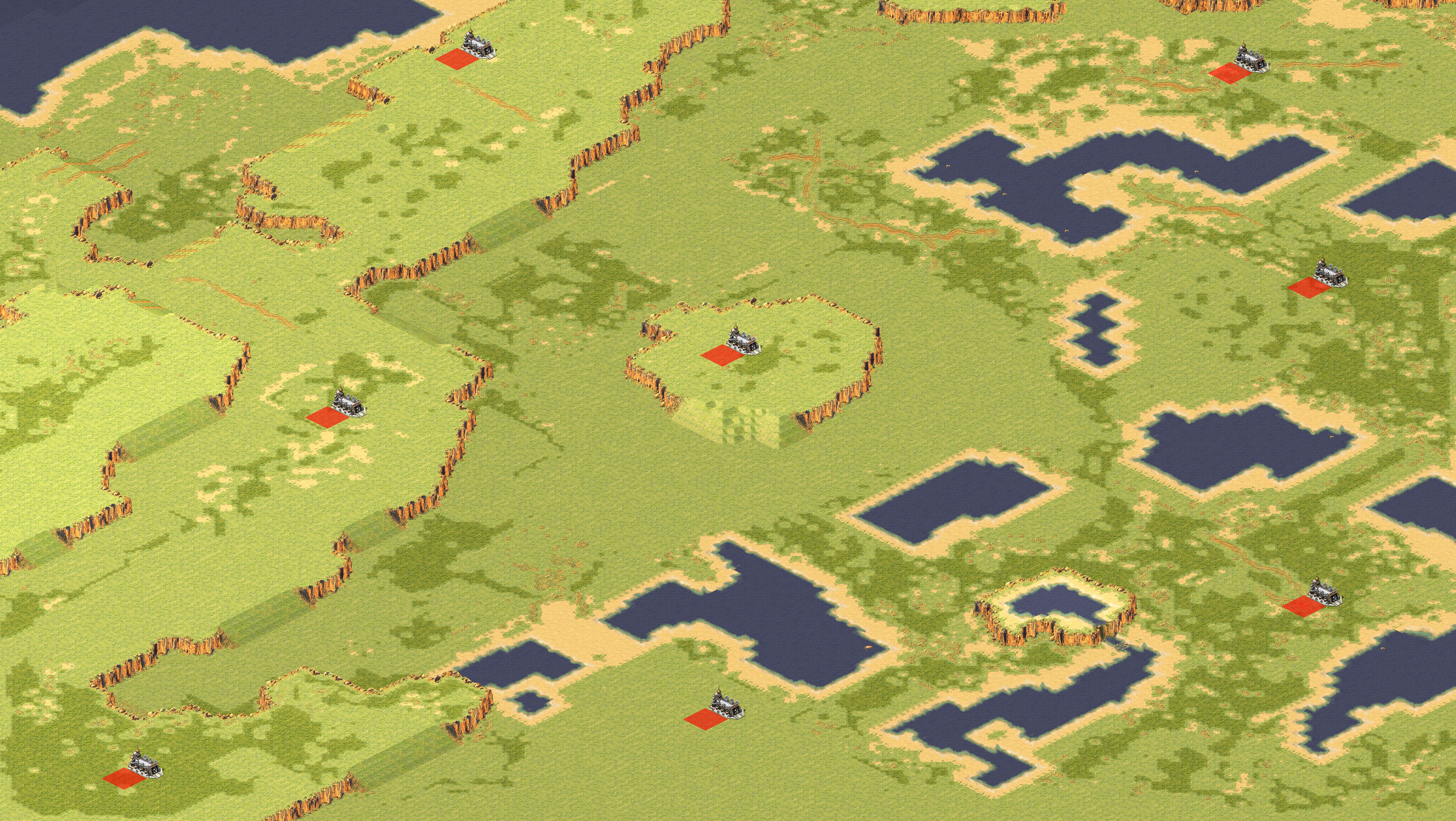 Rendered map: Apocalypse Tank War v11.0 Lazy Mode