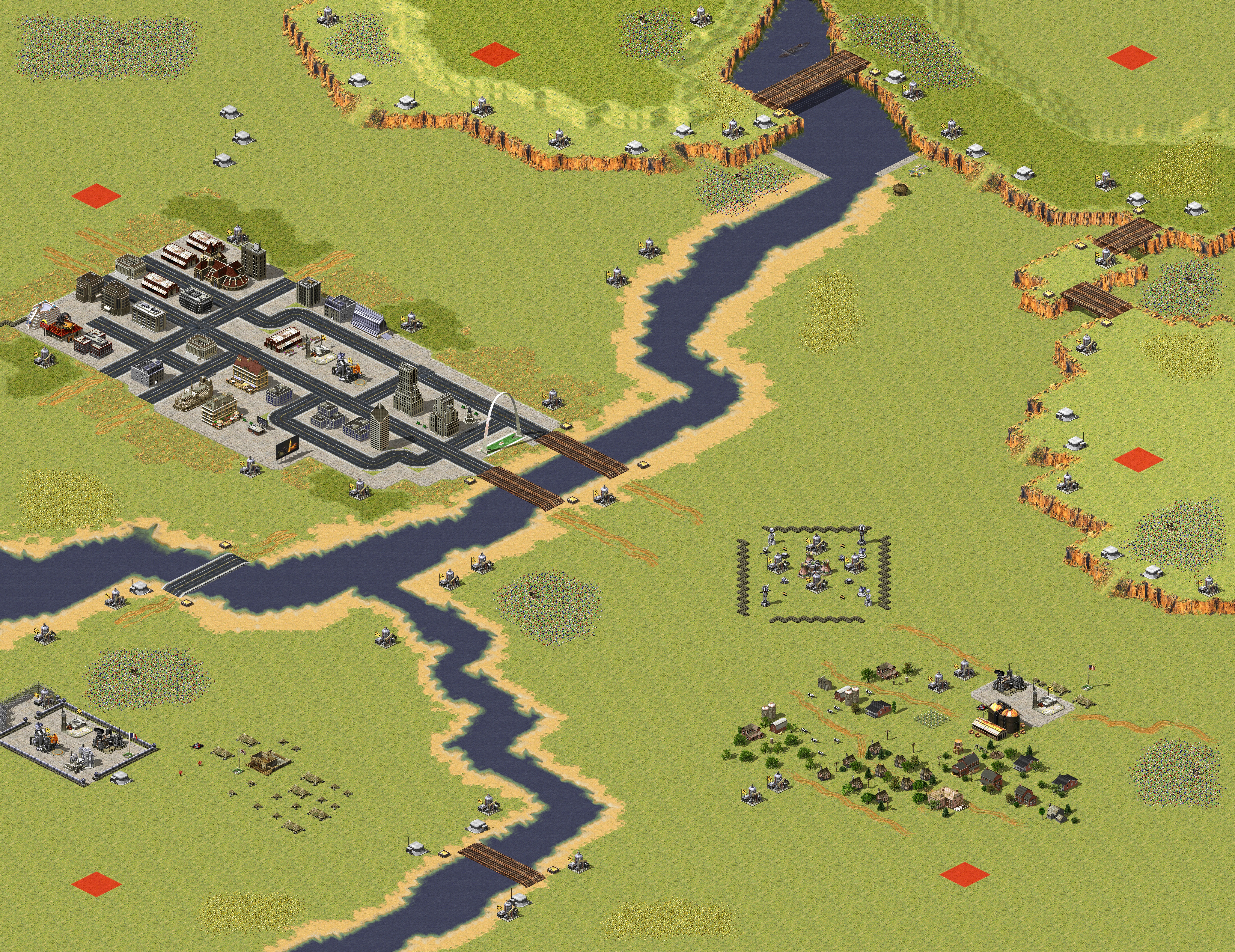 Rendered map: Sandwell