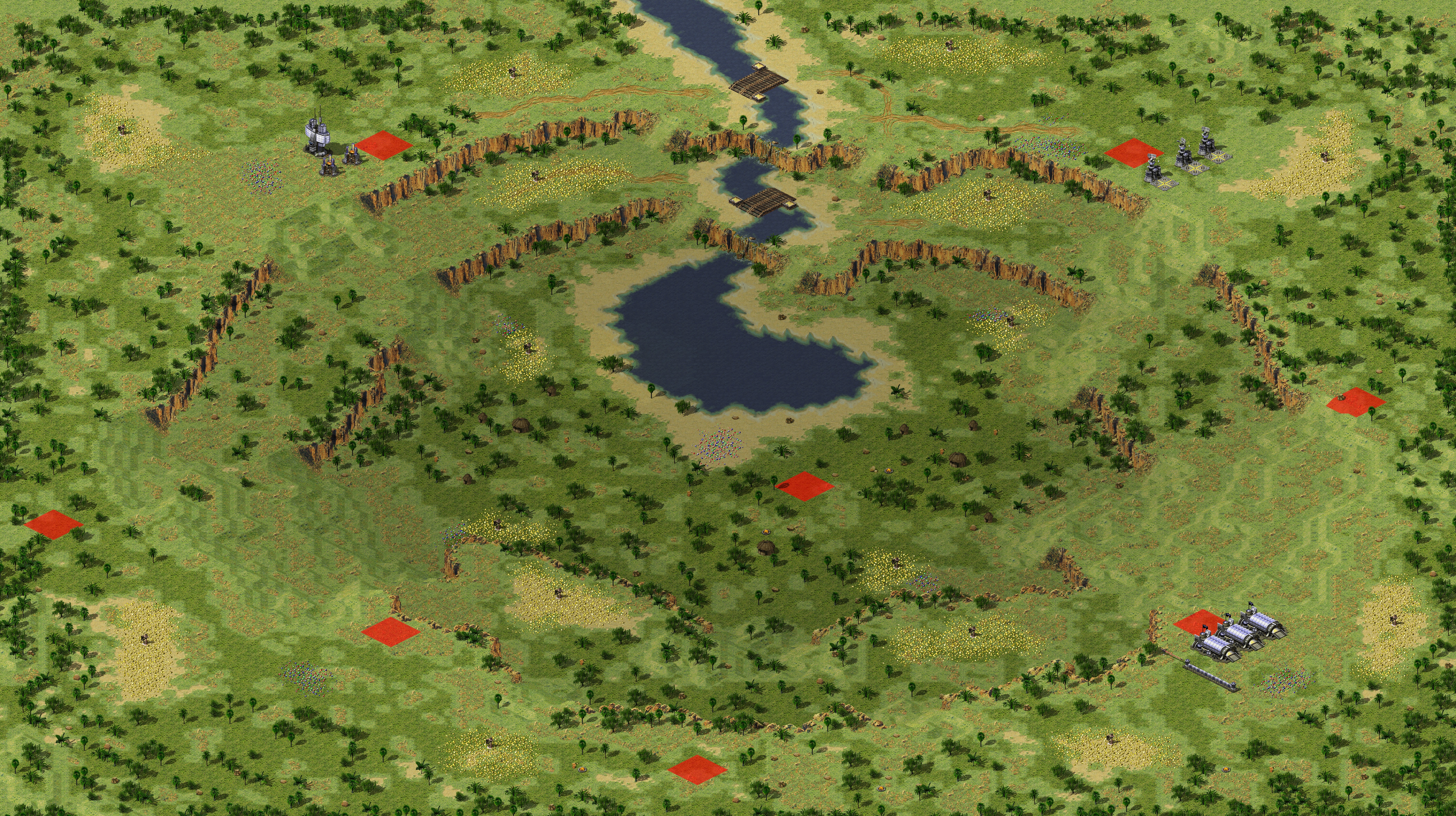 Rendered map: Melee