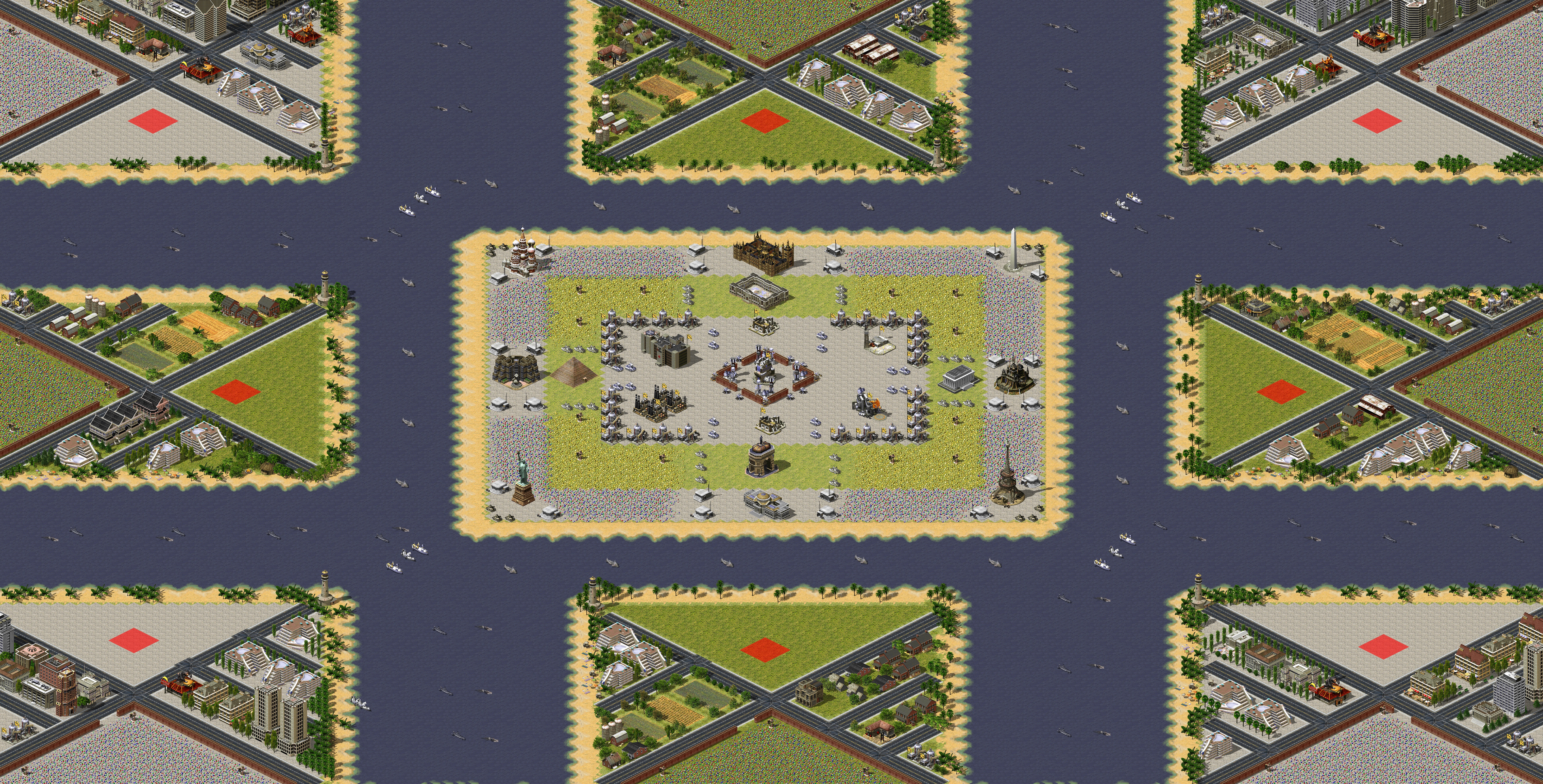 Rendered map: Ultimate Island War