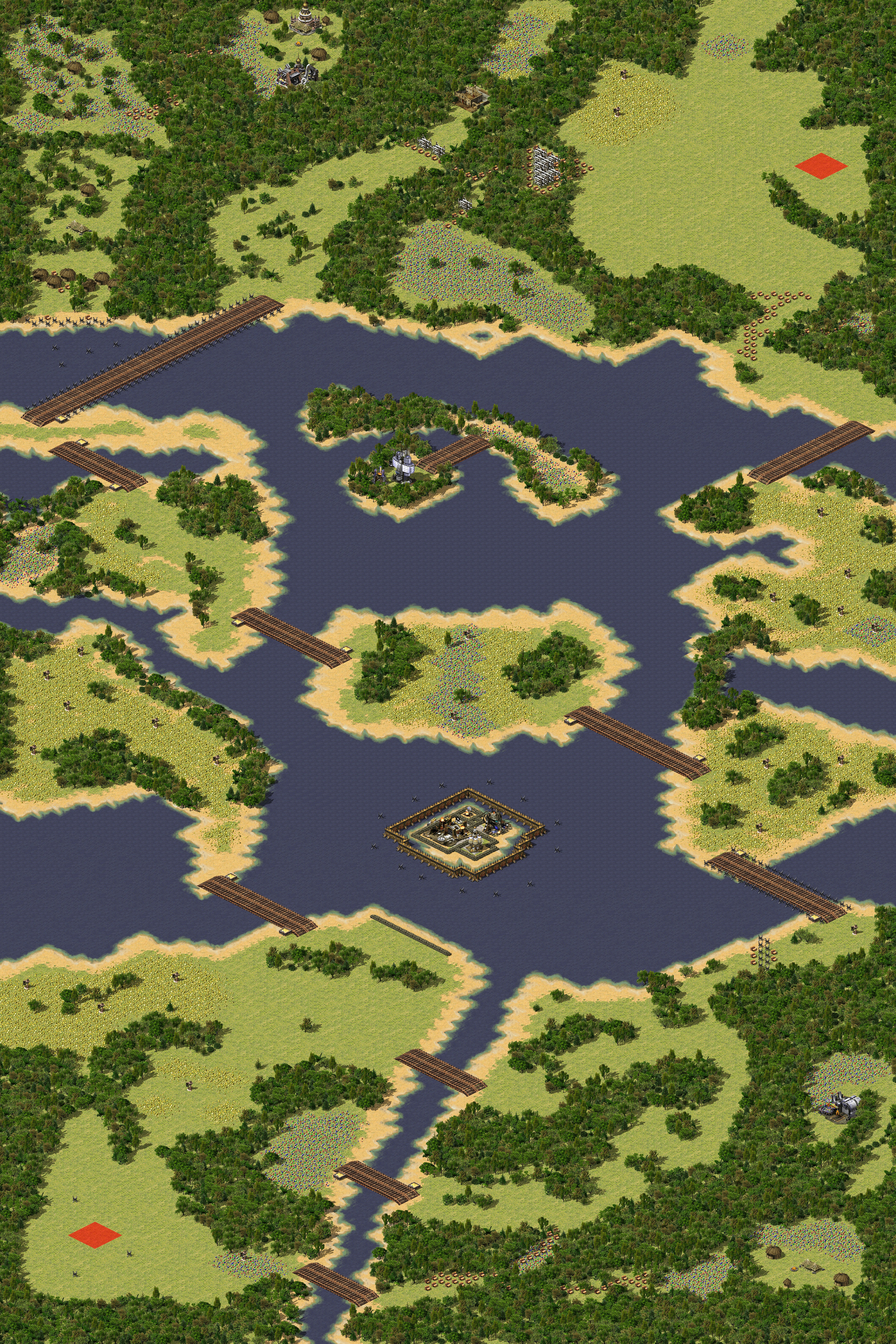 Rendered map: jungle hijinx