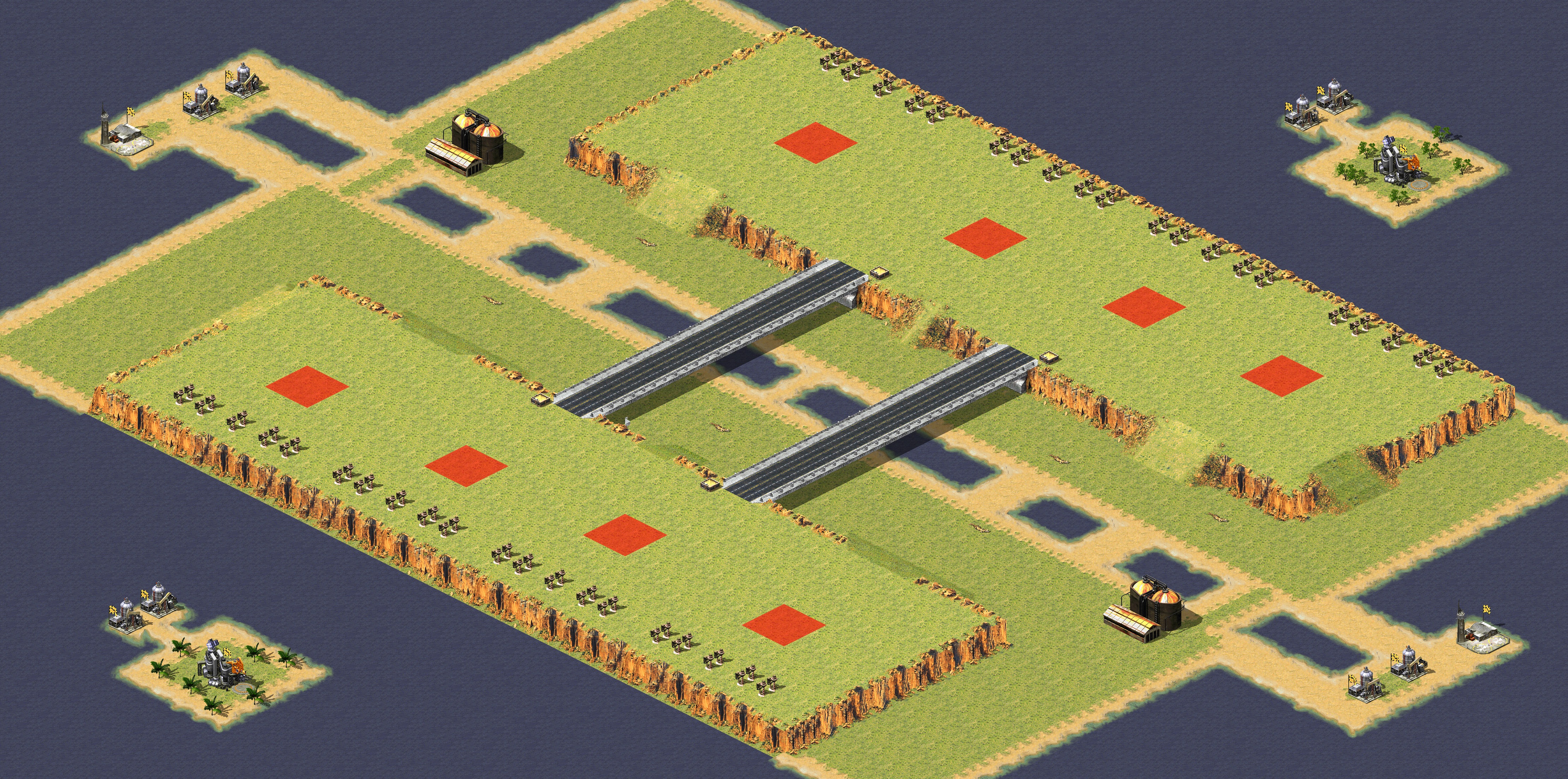 Rendered map: Island 4v4