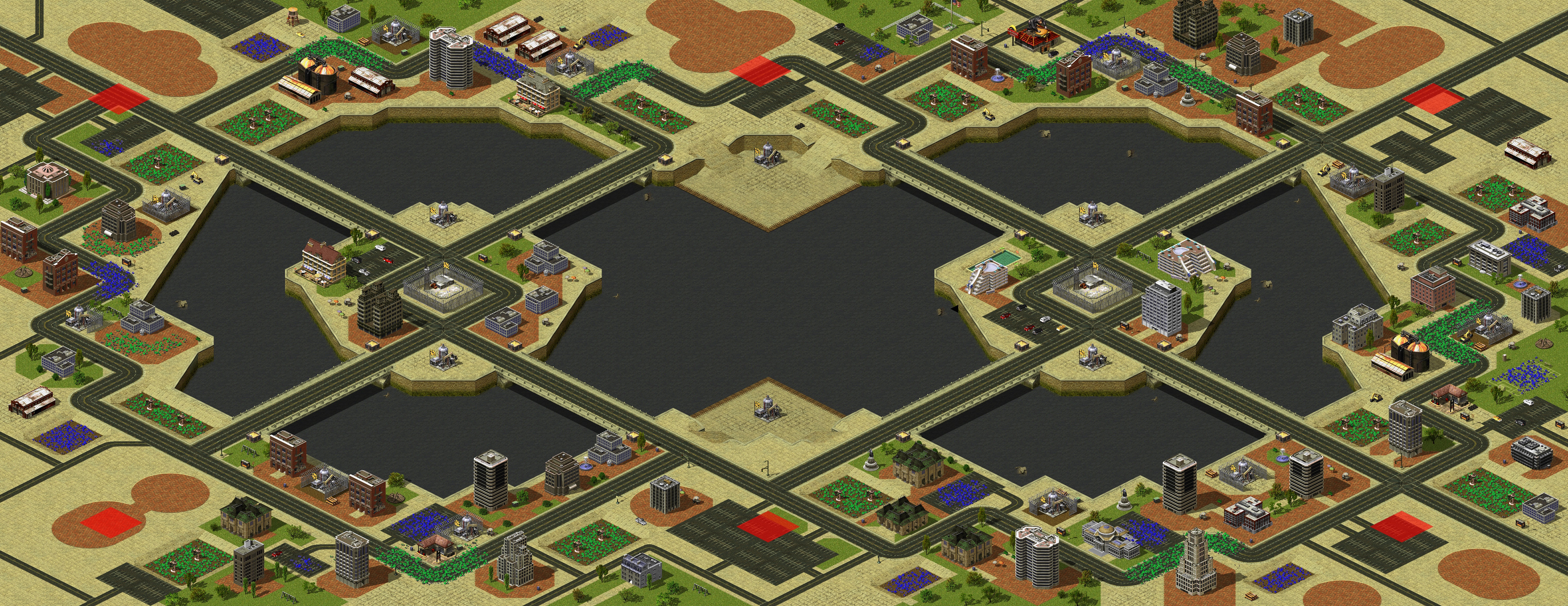 Rendered map: (6) Streets of Gold