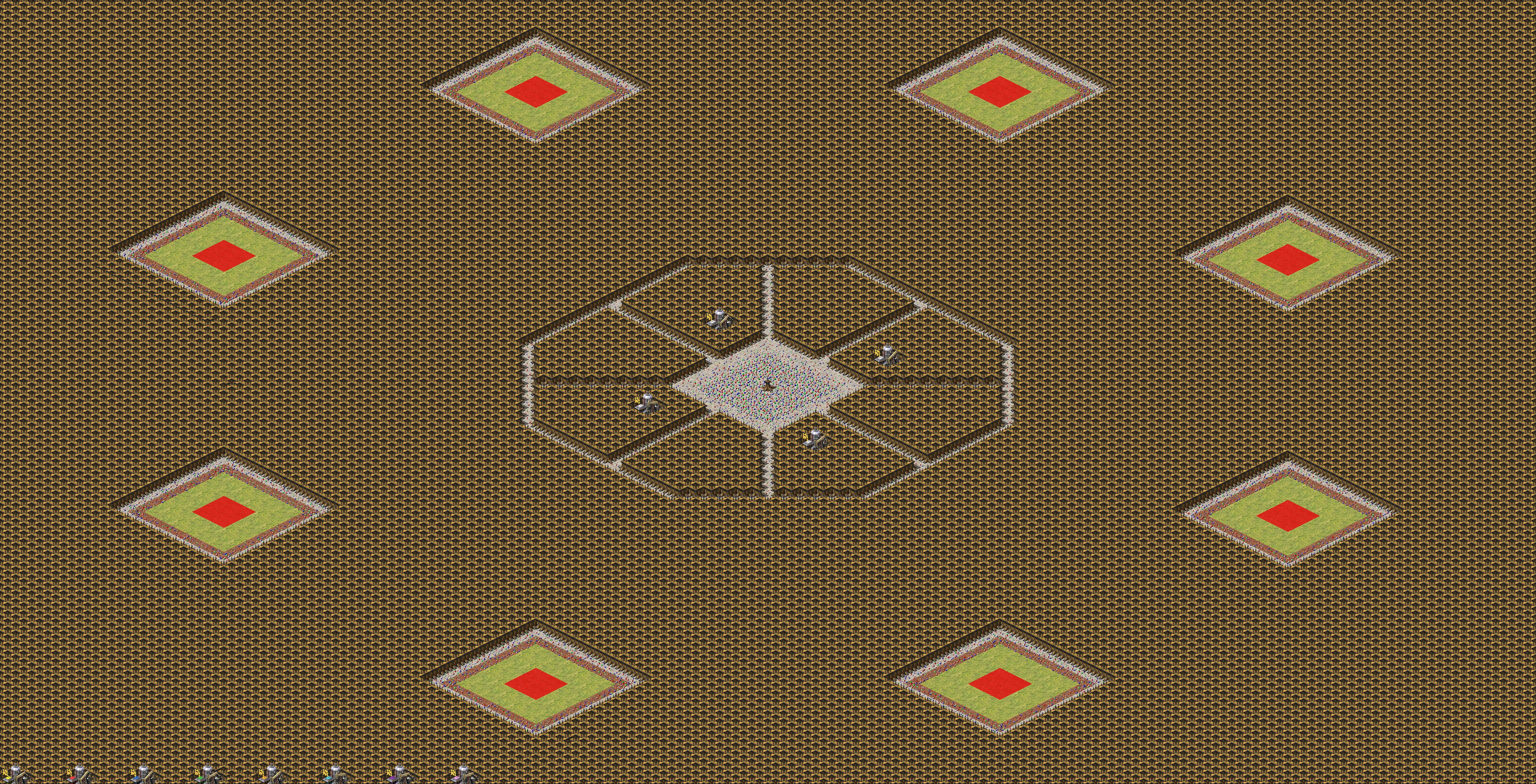 Rendered map: Walled World Final 9 ( Soviet Walls )