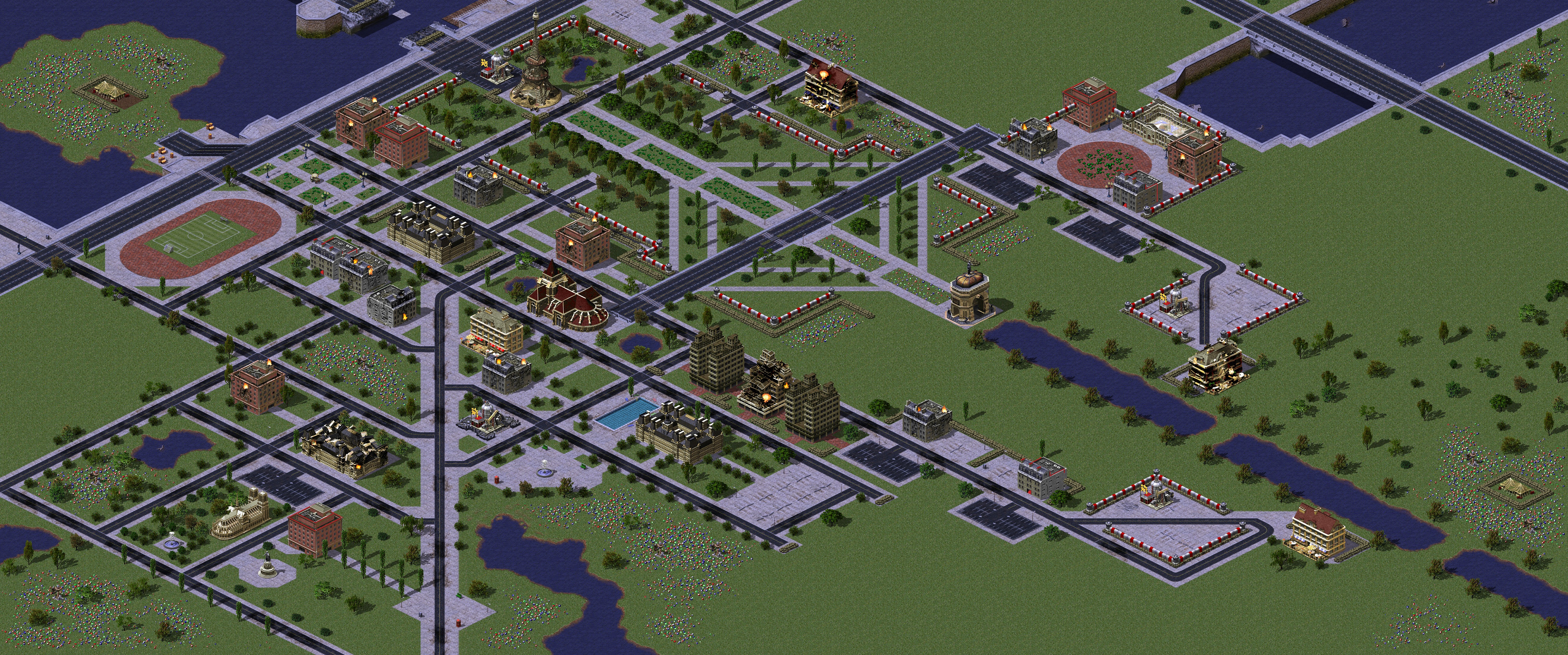 Rendered map: Paris Revisited