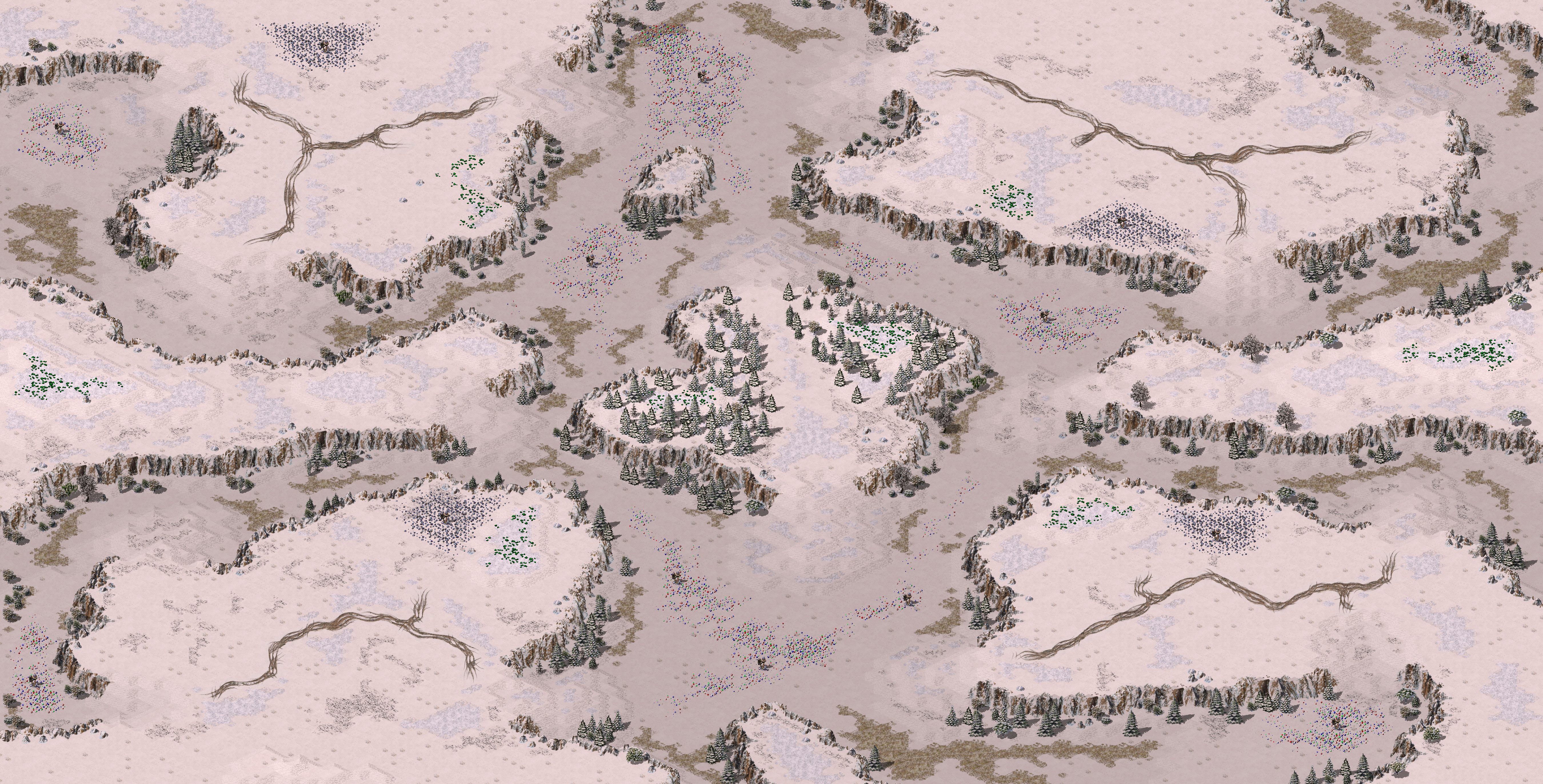 Rendered map: Snow Valley(fixed movement bug)
