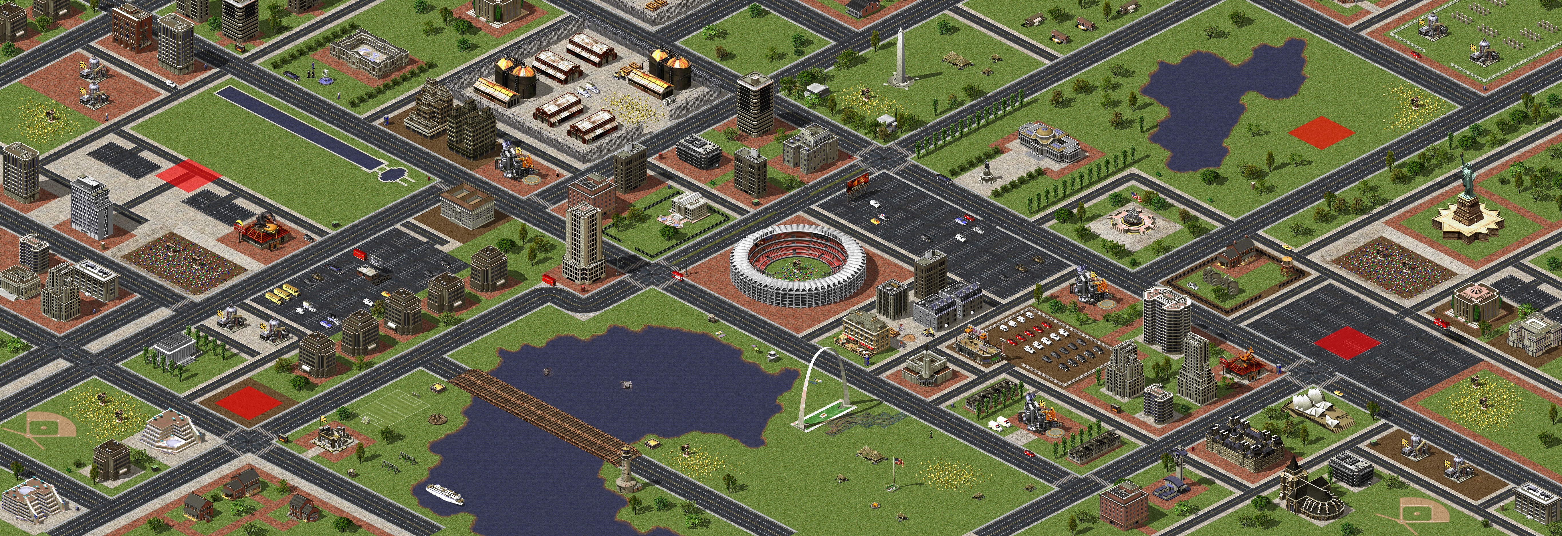 Rendered map: City Duel