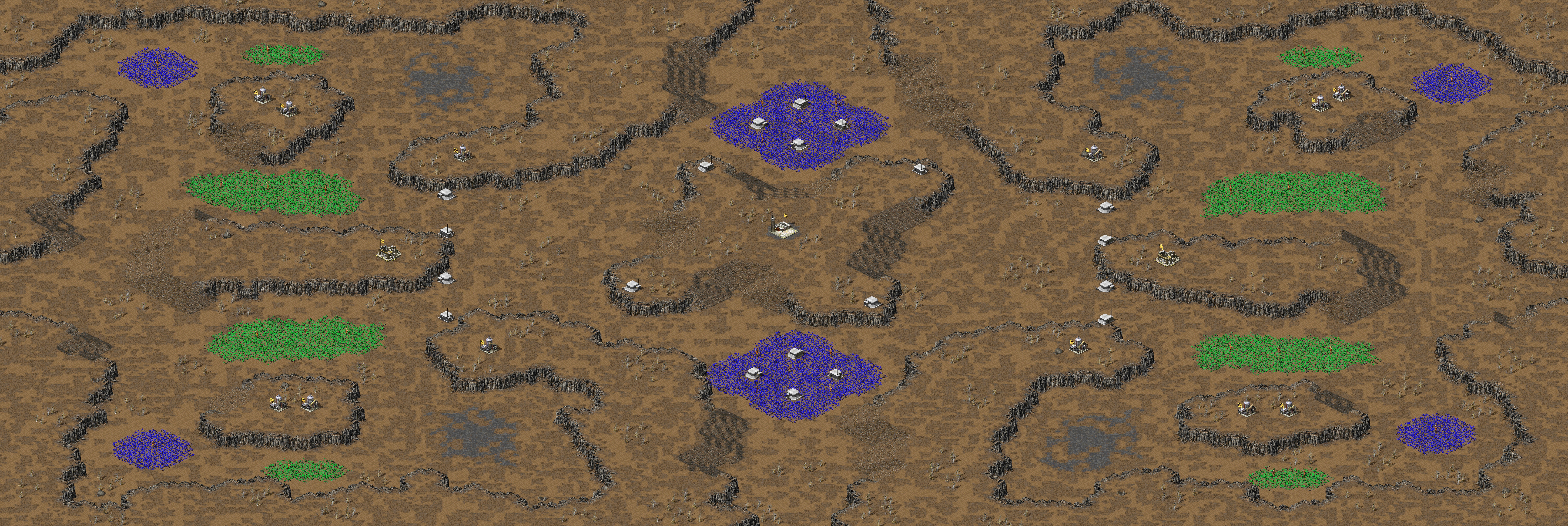 Rendered map: (4) Barren Wasteland