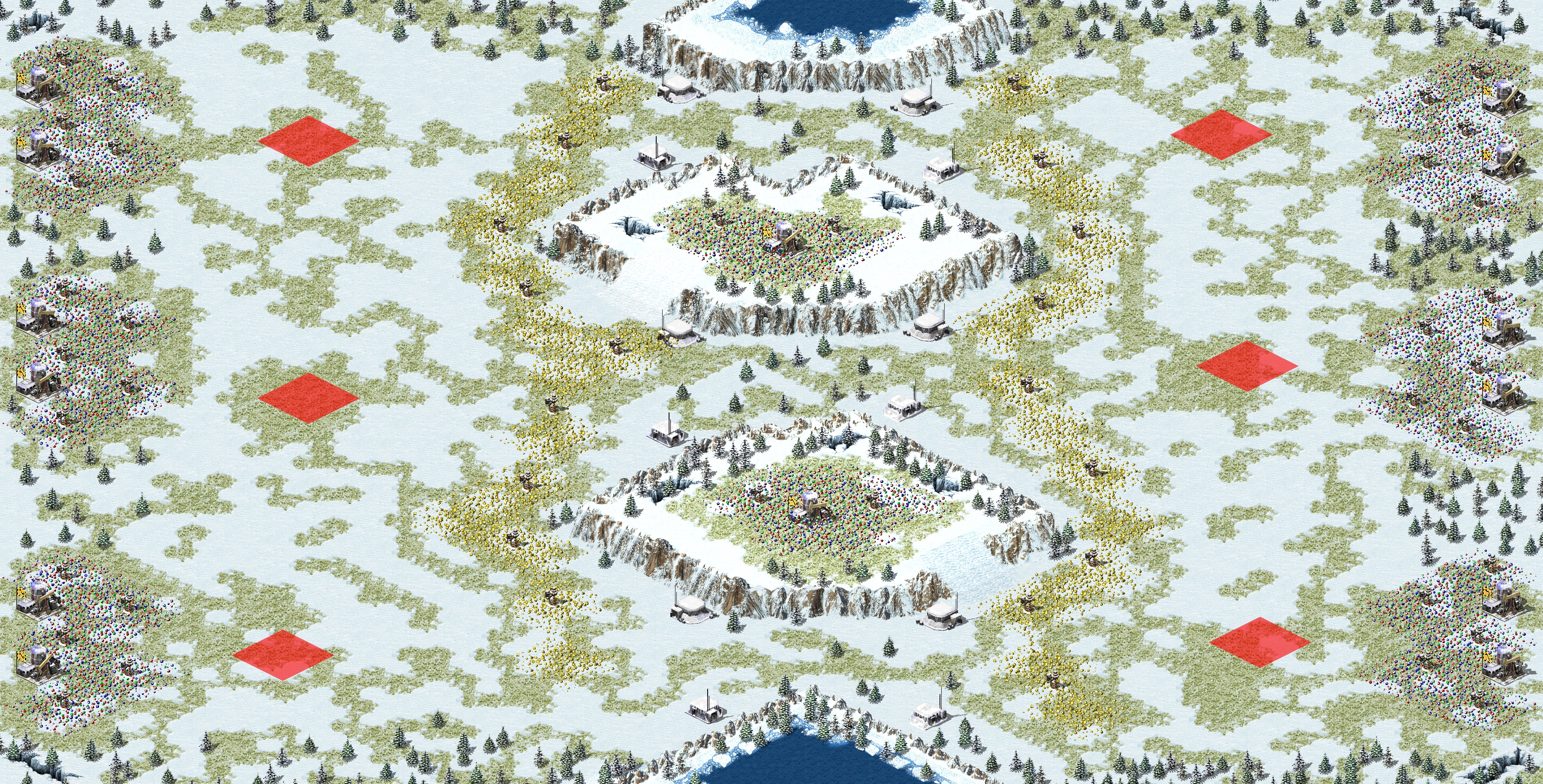 Rendered map: Tour of Alaska (wthigon)