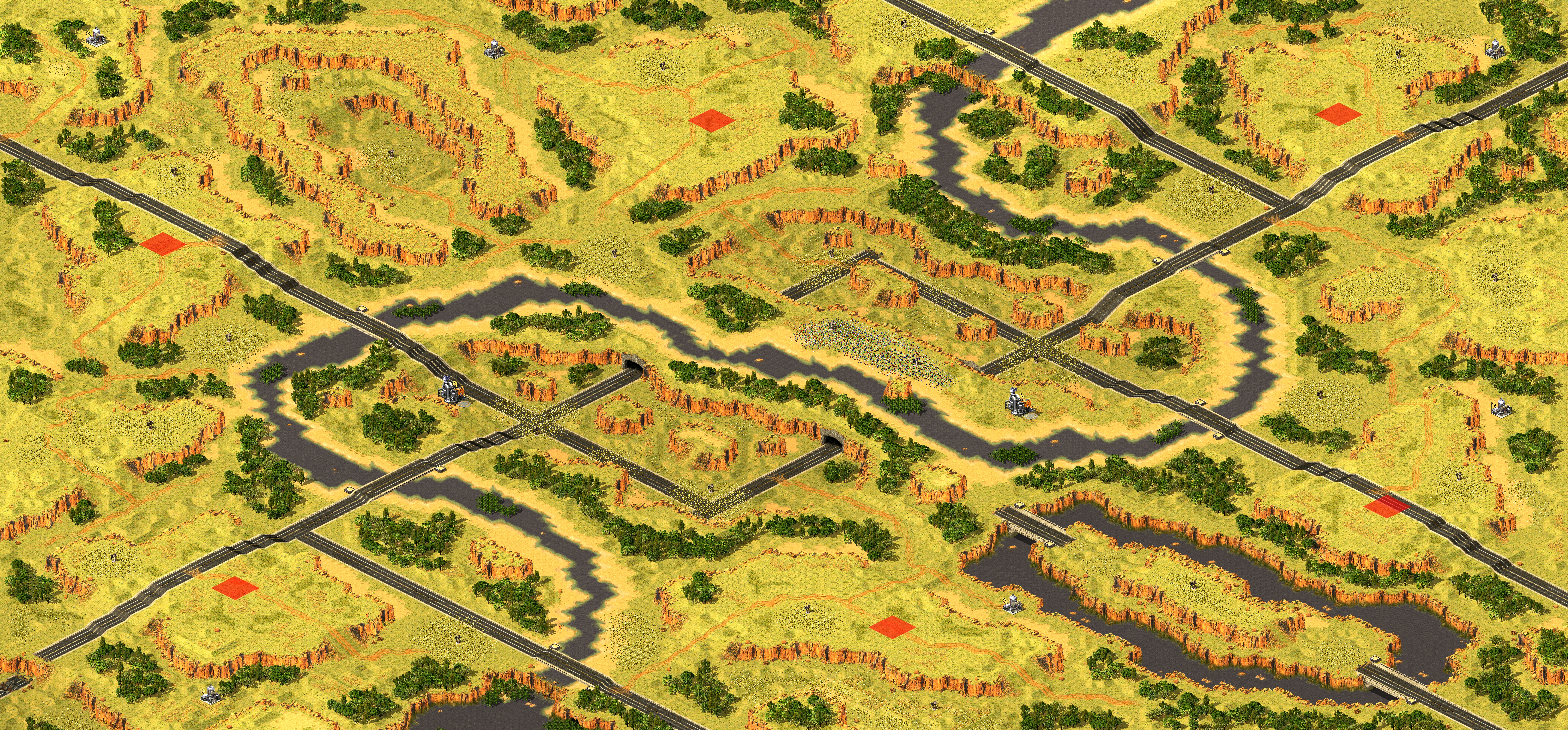 Rendered map: 奔流（6）
