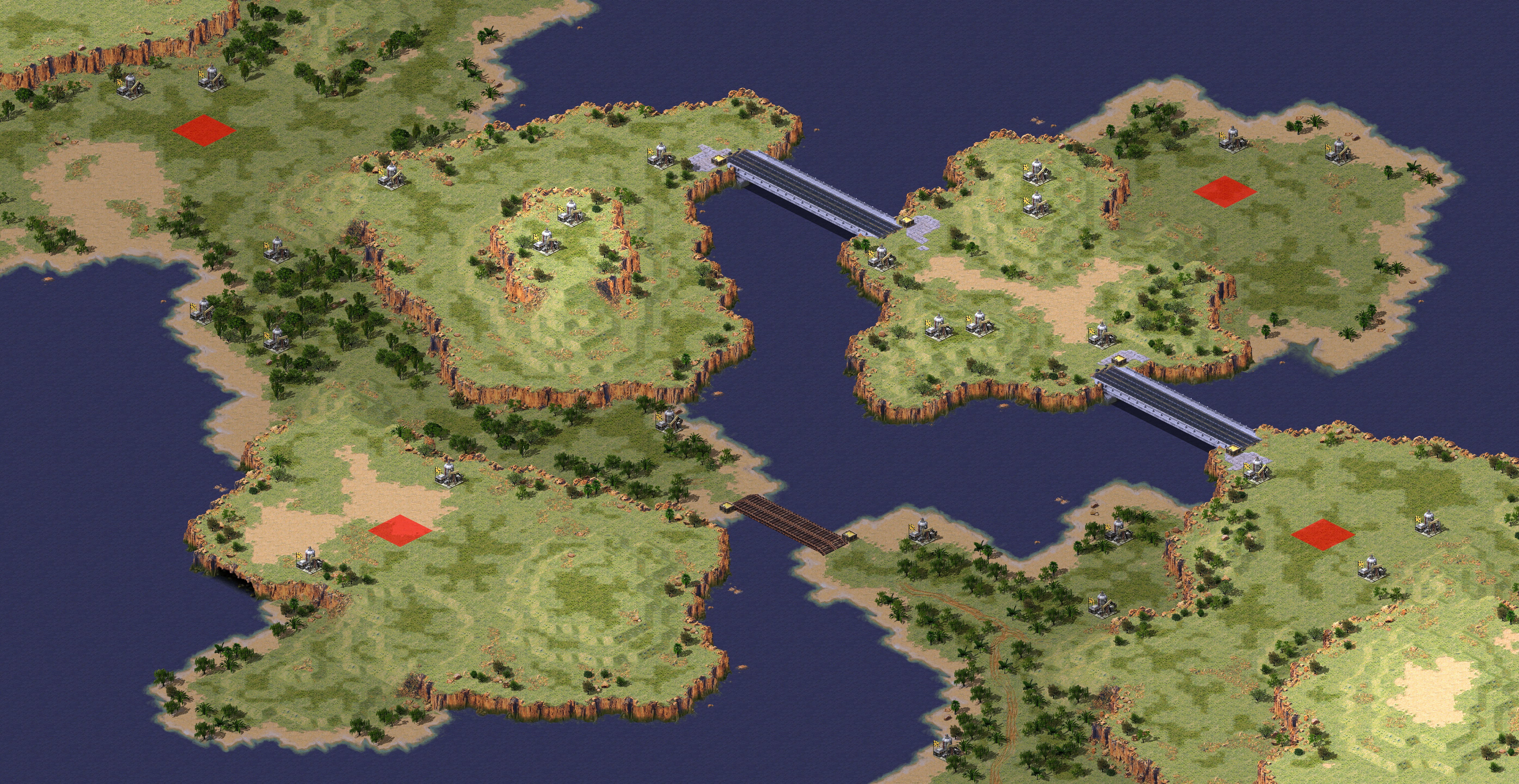 Rendered map: (4) Hammer and Sickle