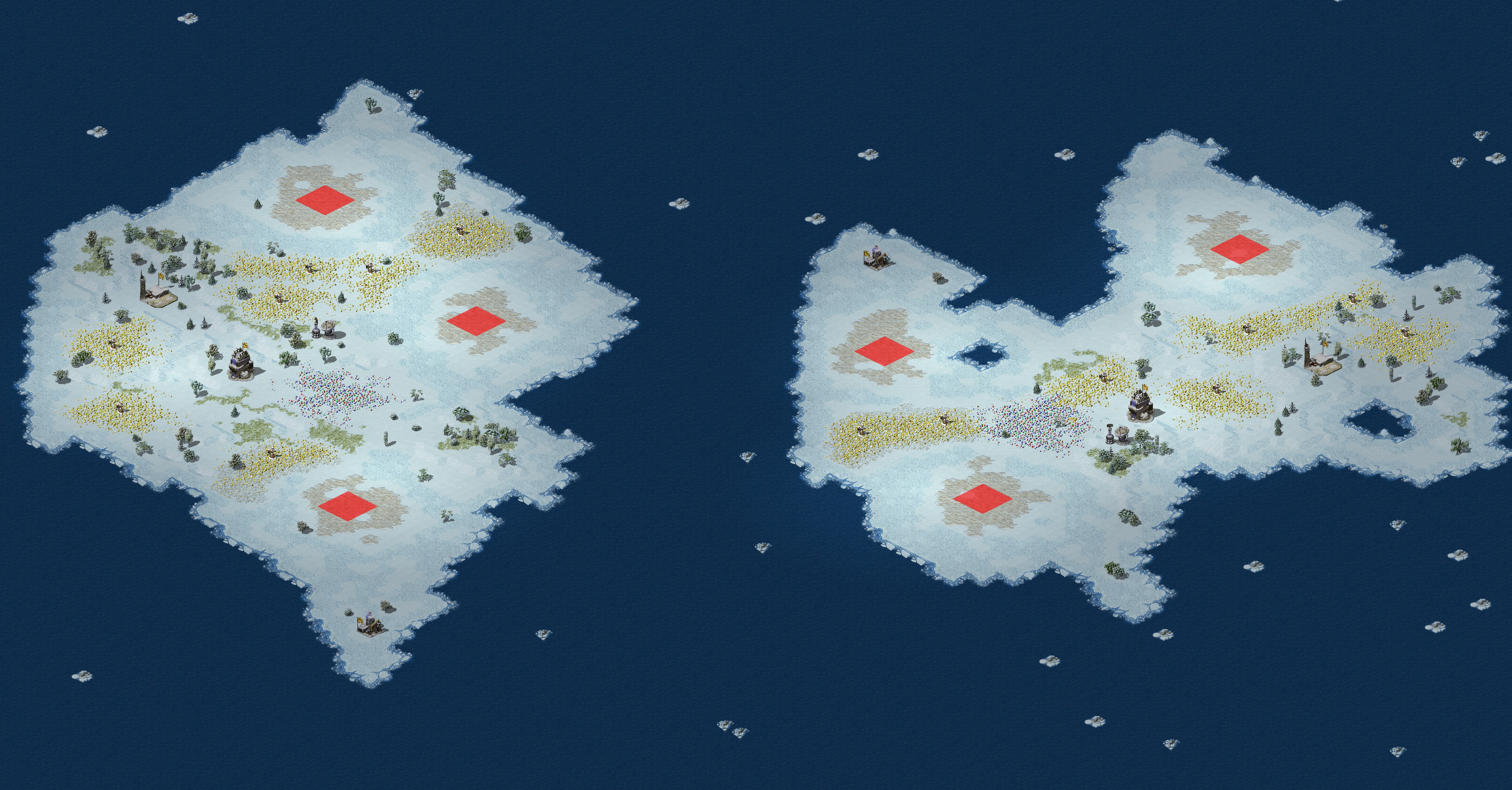 Rendered map: 新周赛-大岛屿群33