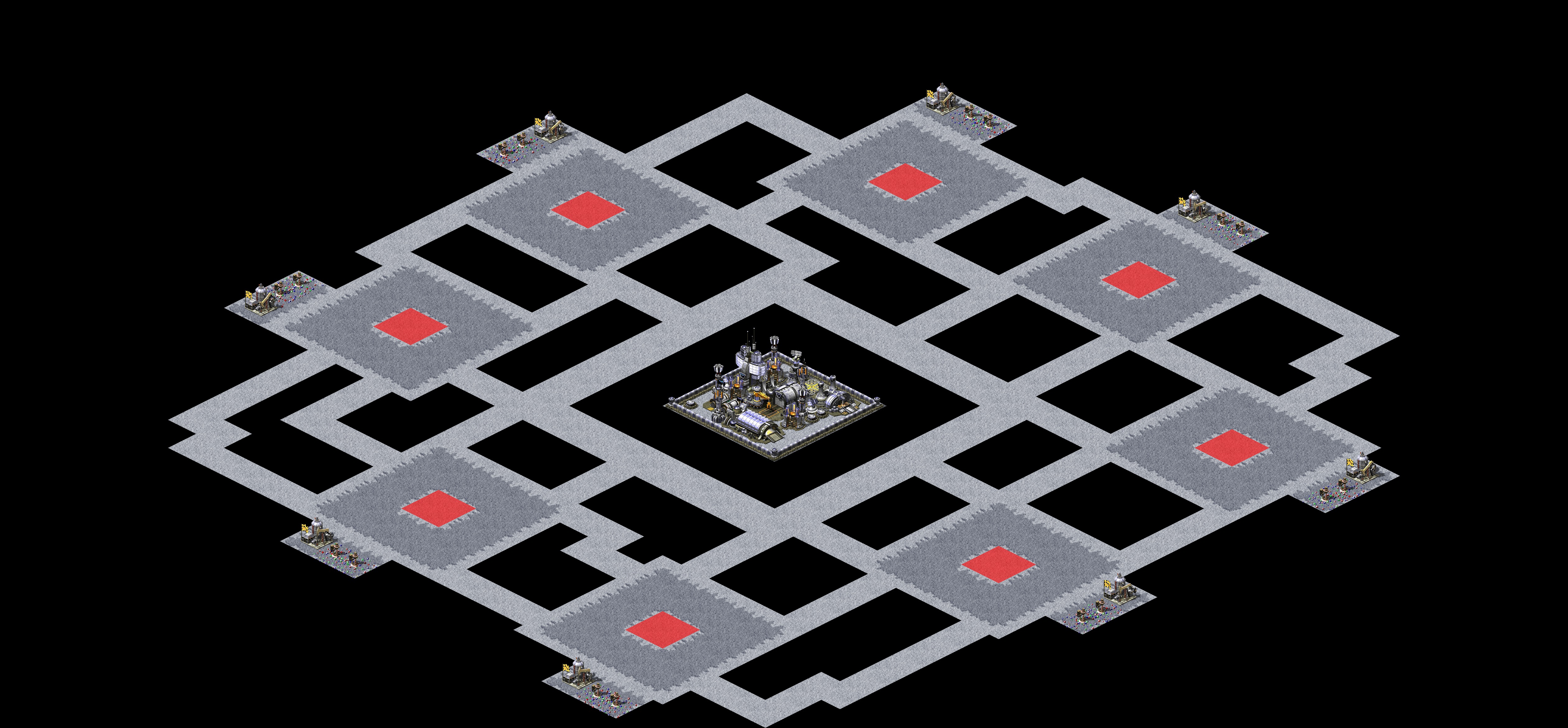 Rendered map: Blue Sky Architecture Patch