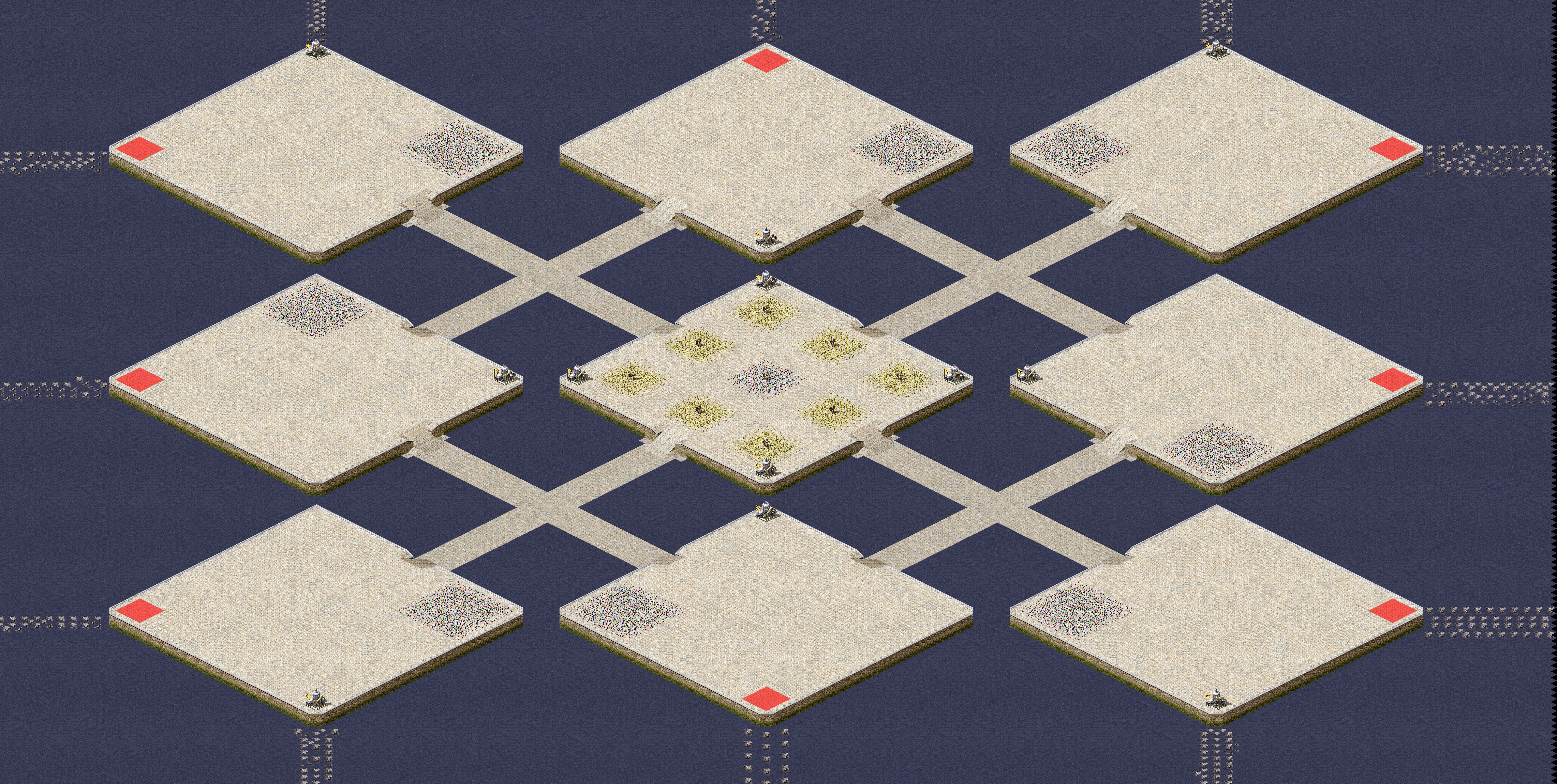 Rendered map: One Big Cliff Per Player