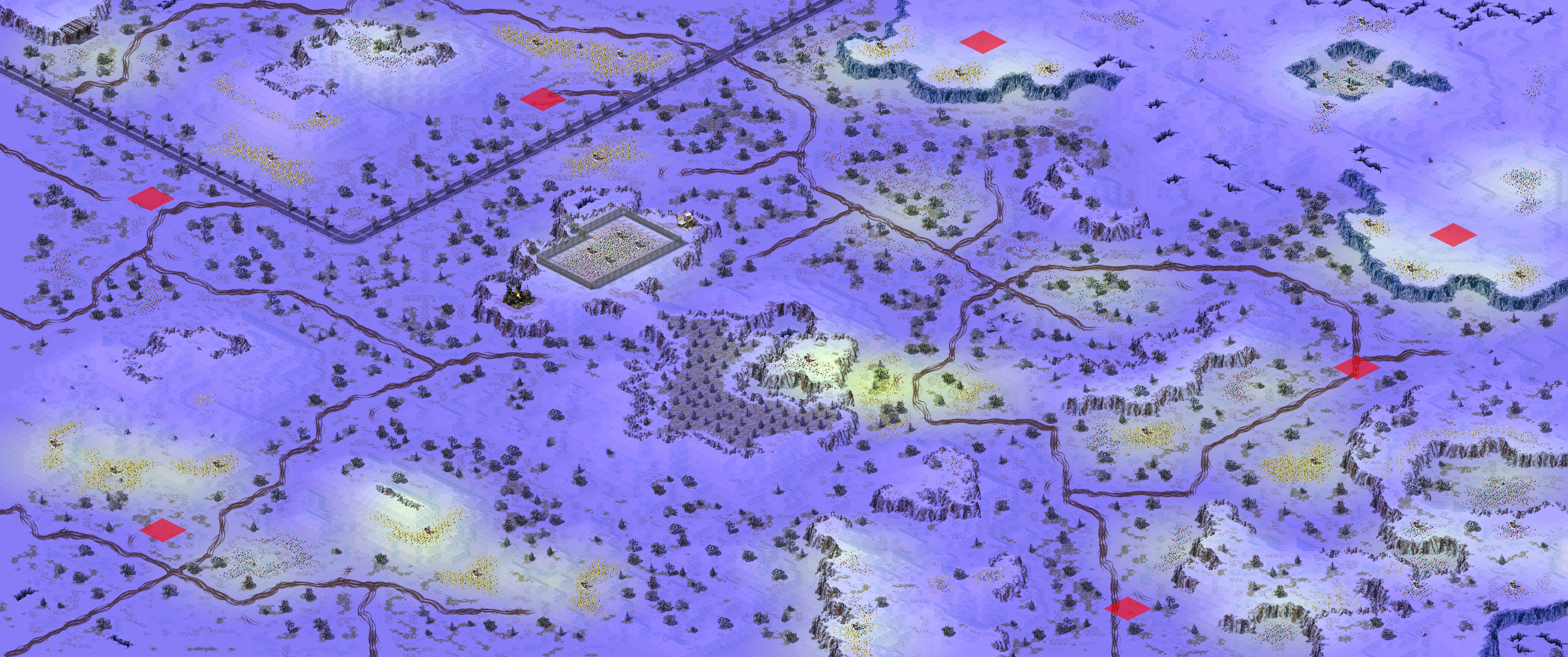 Rendered map: 2024 RA Melee - First Snow Sunset