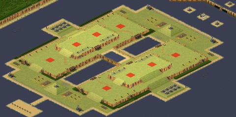 Rendered preview of 高山低谷4v4