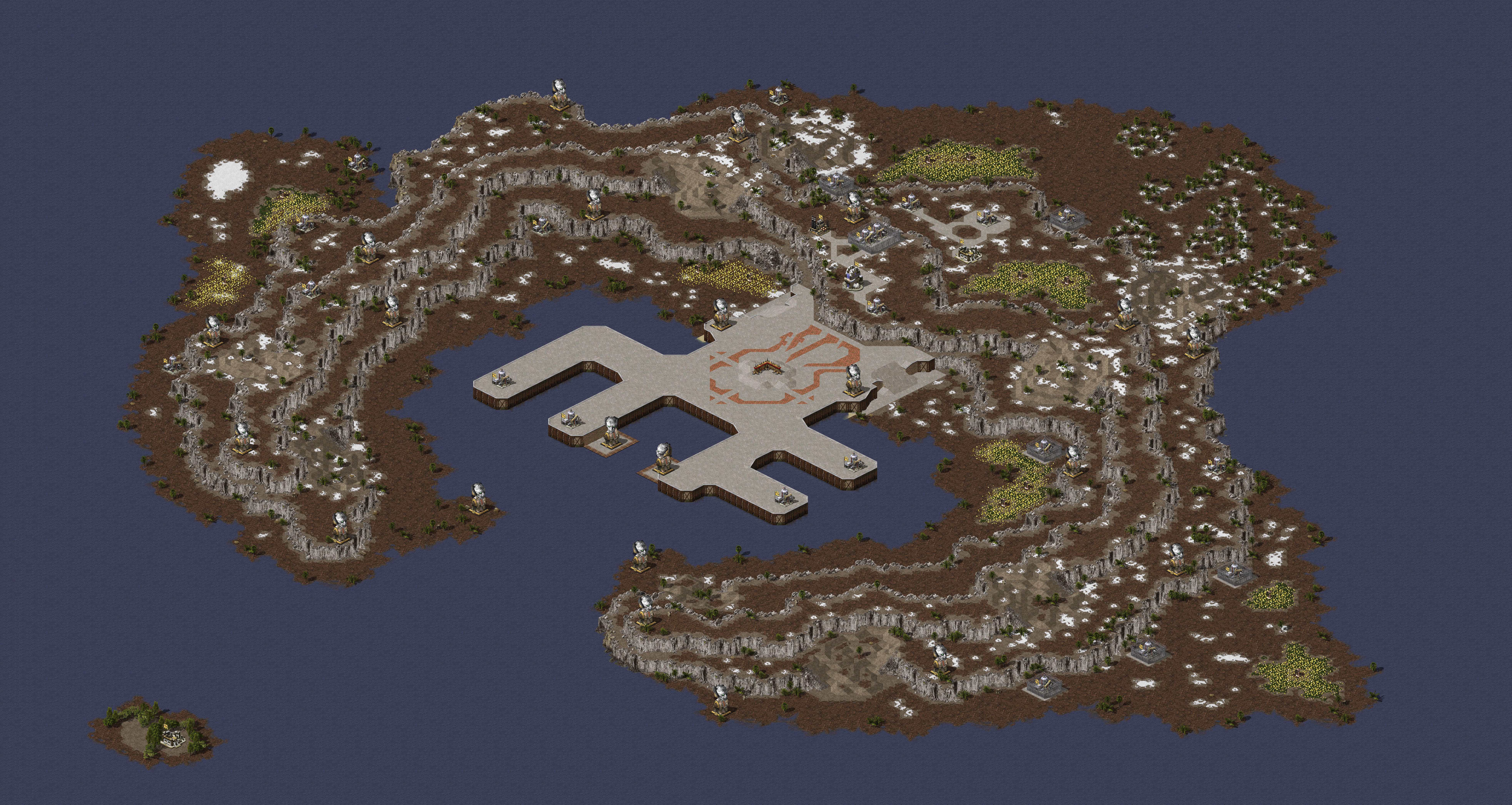 Rendered map: MO: Yuri's Island (2-3)
