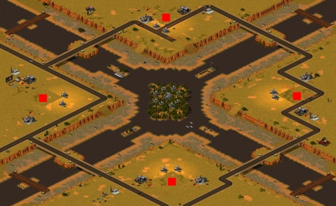 Rendered preview of Facing Corners 2
