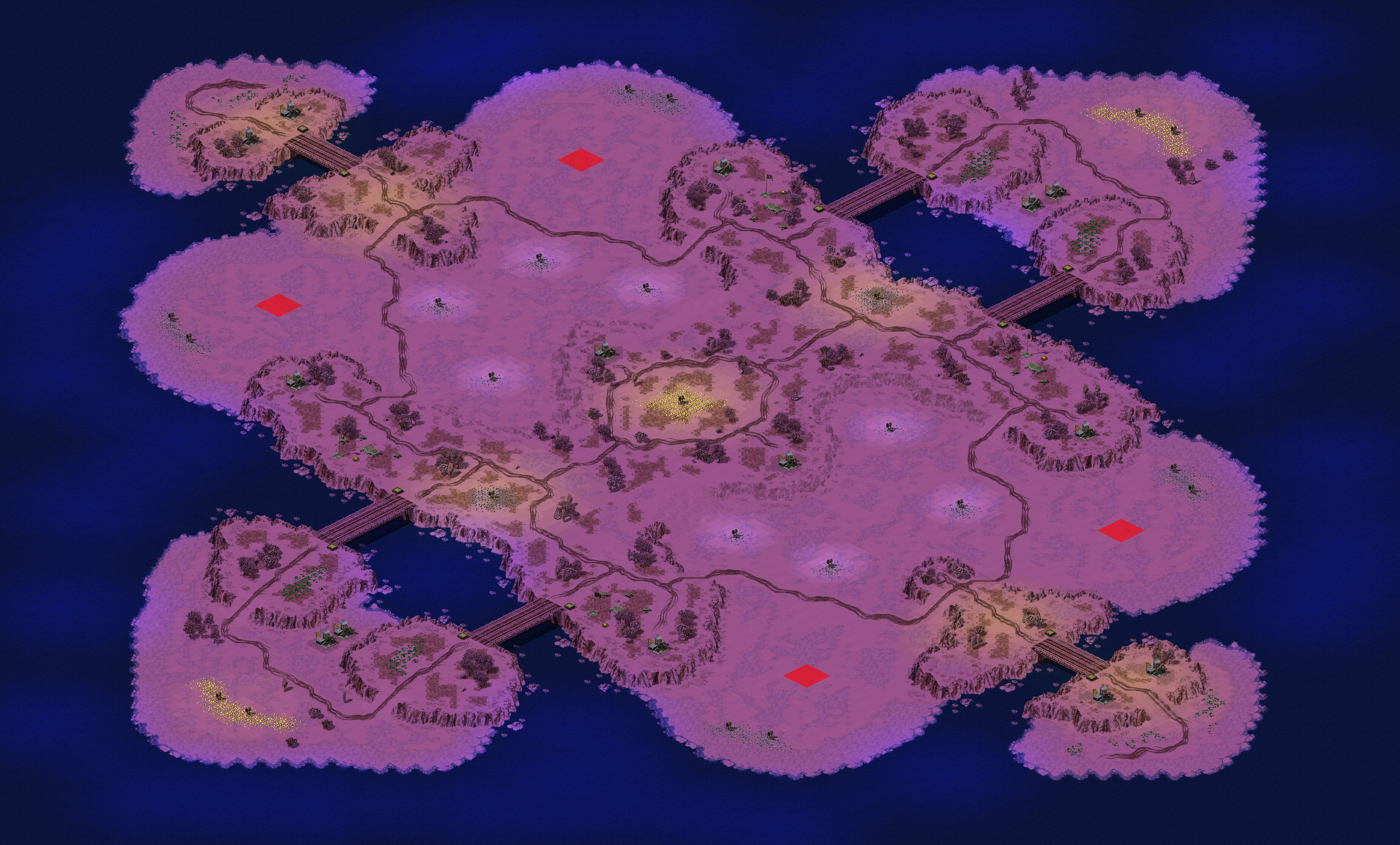 Rendered map: Polar Oblong