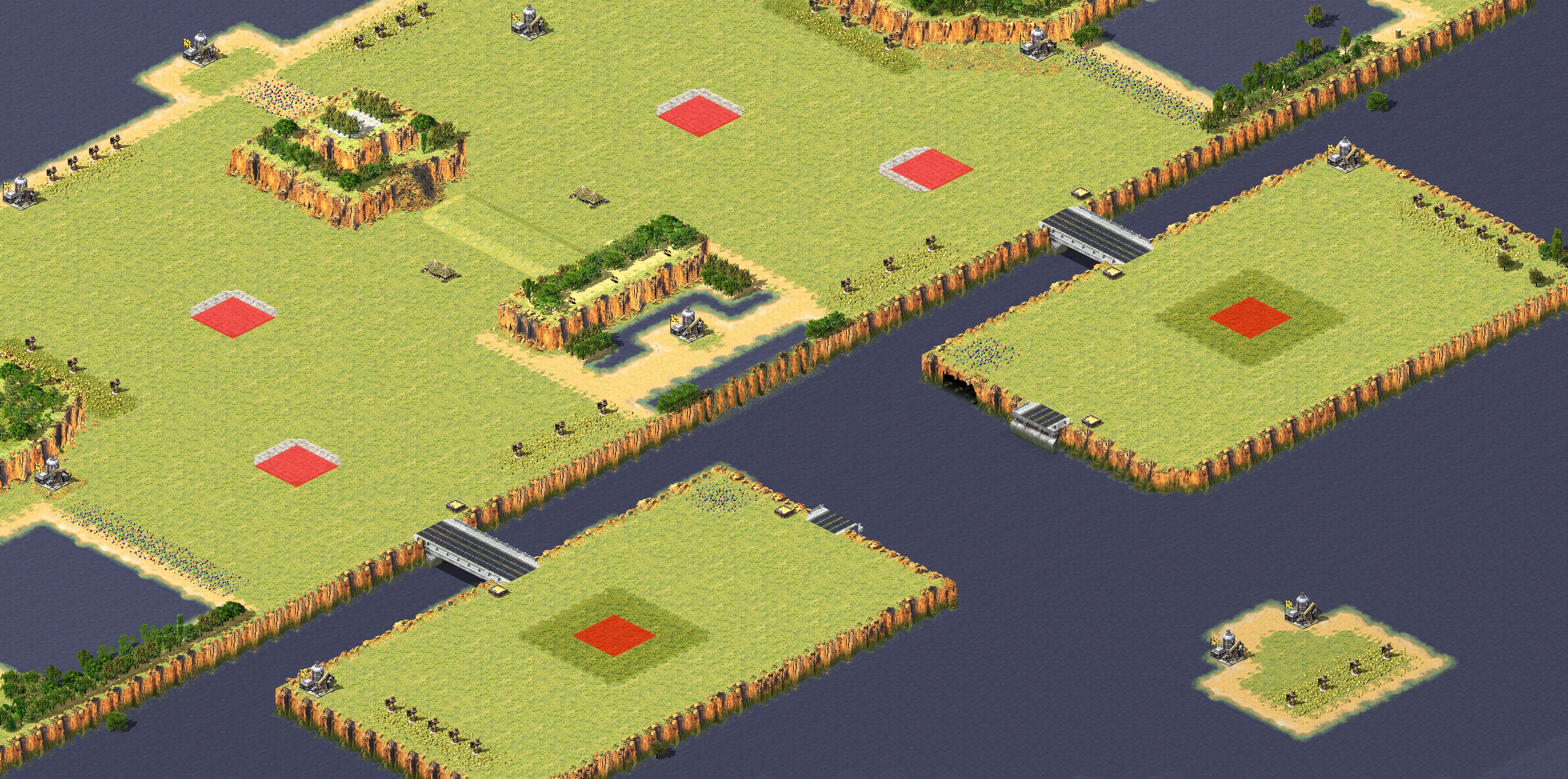 Rendered map: All-Attribute War 3v3