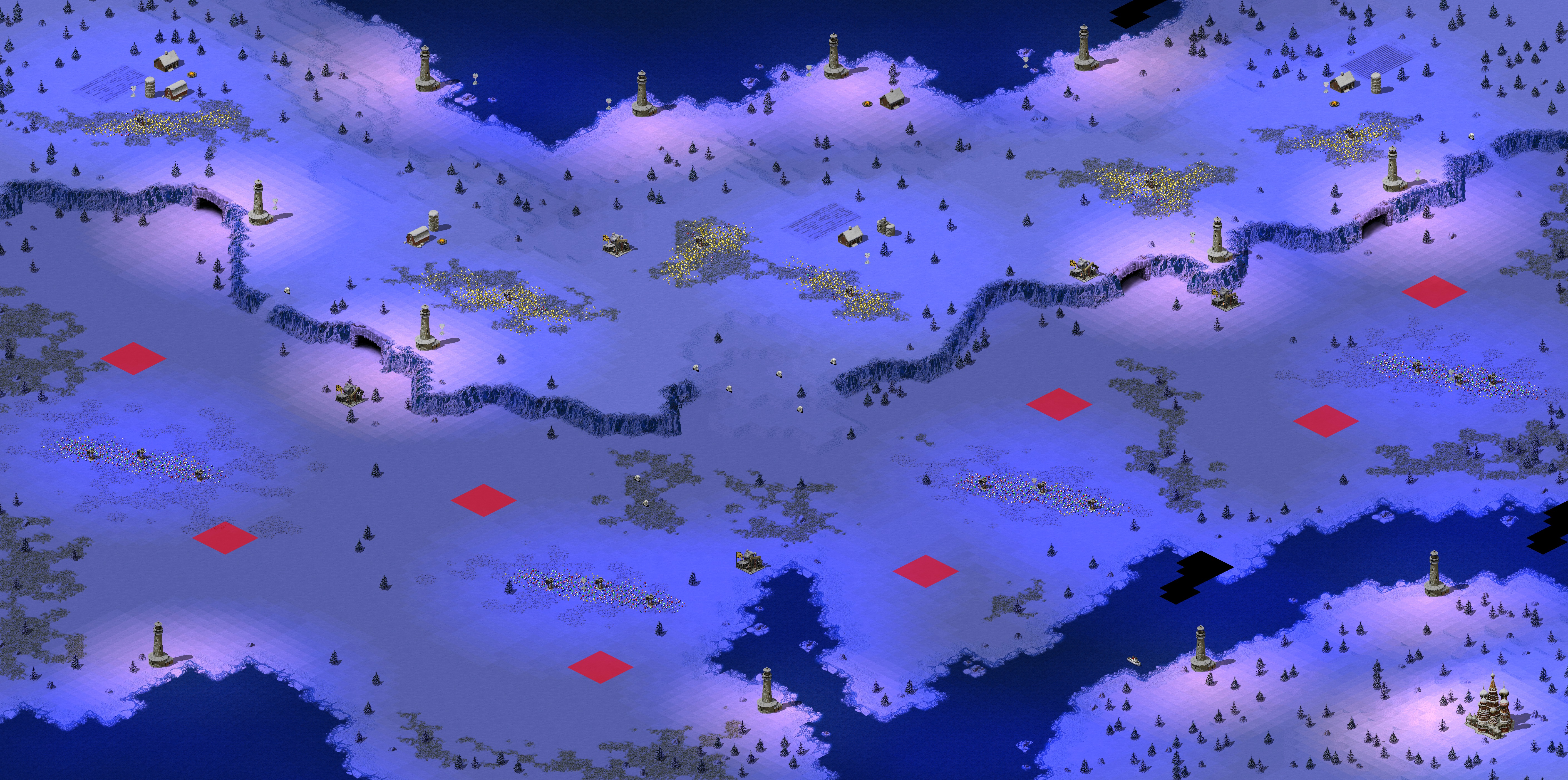 Rendered map: Moscow Nights