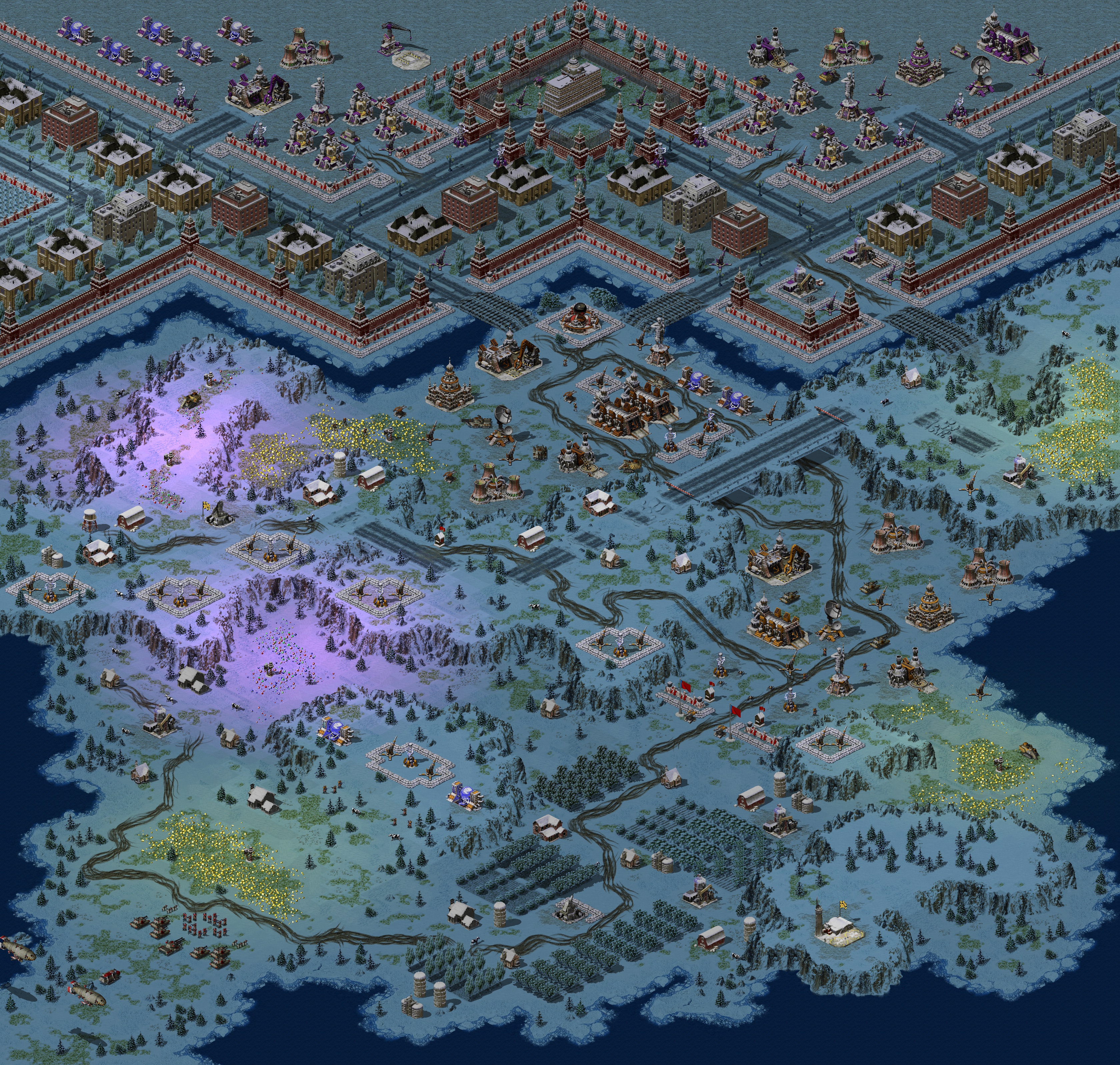 Rendered map: Soviet Mission 11: Red Revolution